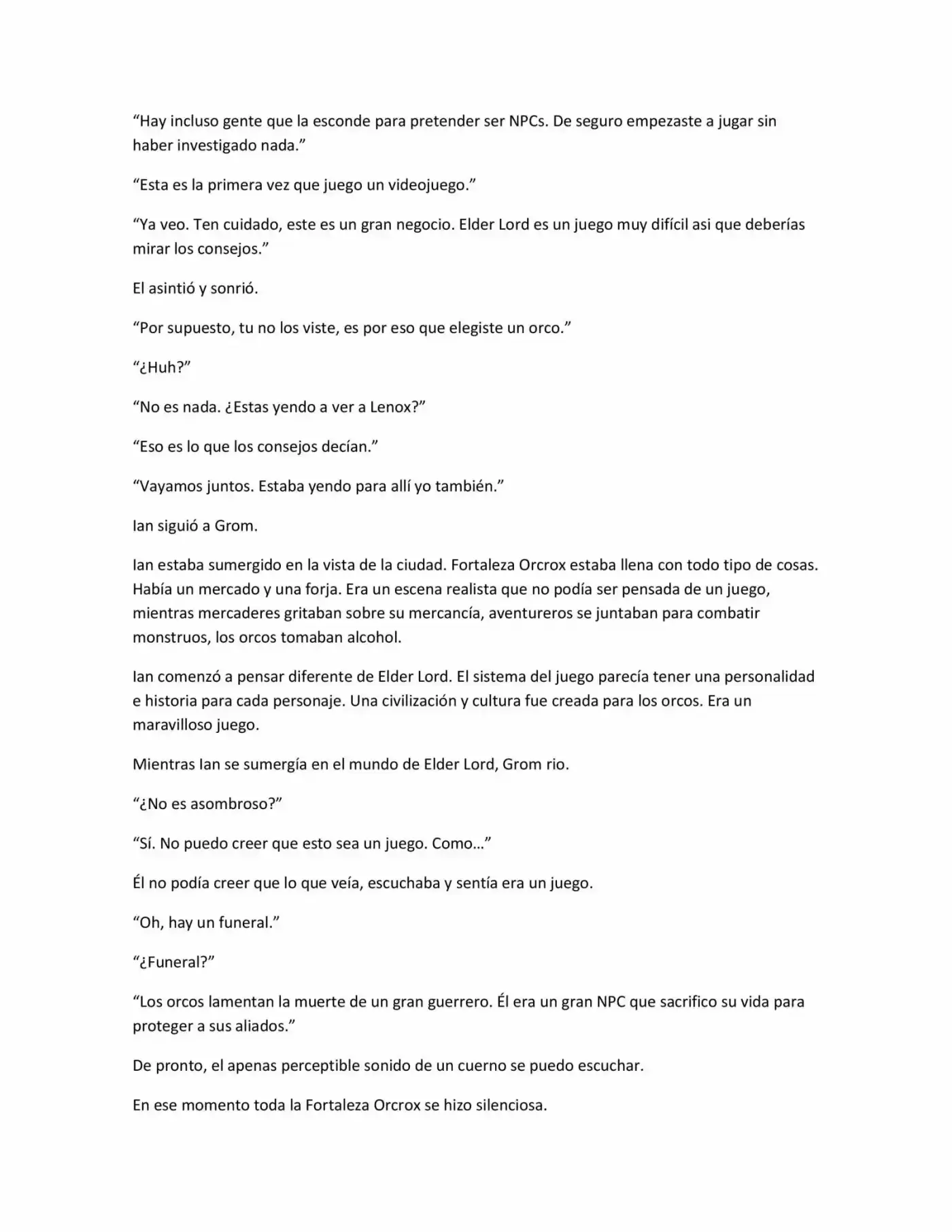 Praise The Orc! (Novela) - Capítulo 3 - Página 3 - LectorTMOo