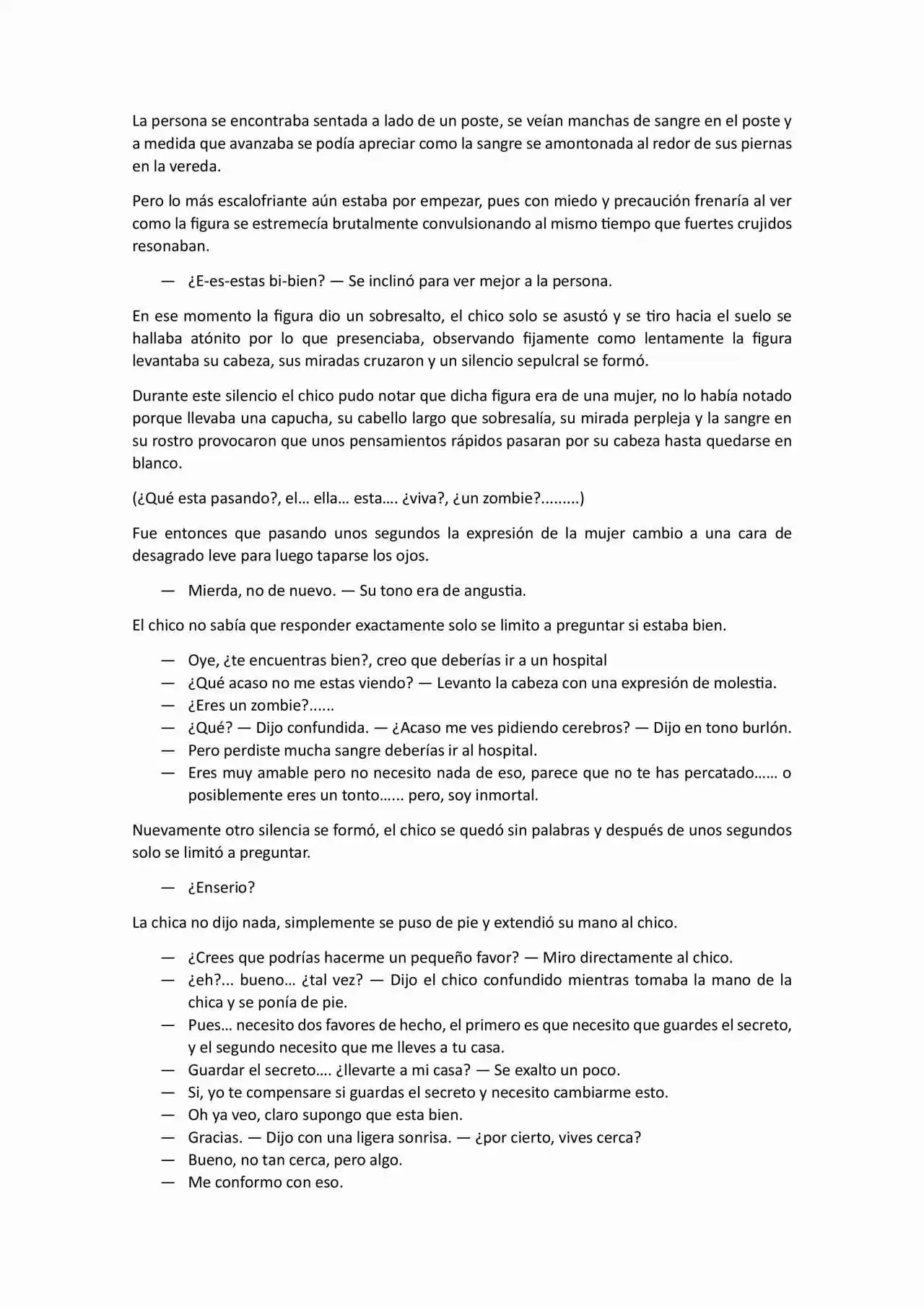 Preguntas Para Un Inmortal (Novela) - Capítulo 1 - Página 4 - LectorTMOo