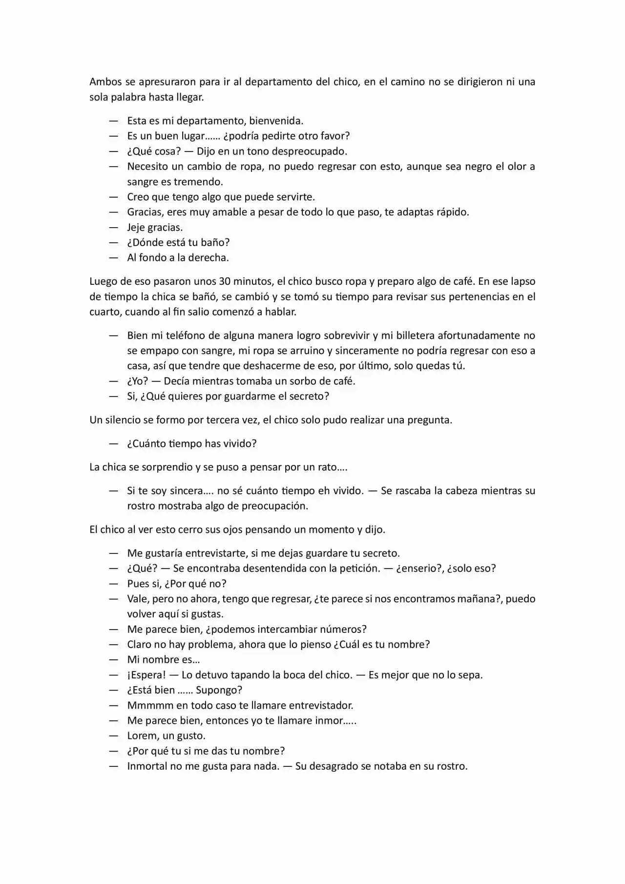 Preguntas Para Un Inmortal (Novela) - Capítulo 1 - Página 5 - LectorTMOo