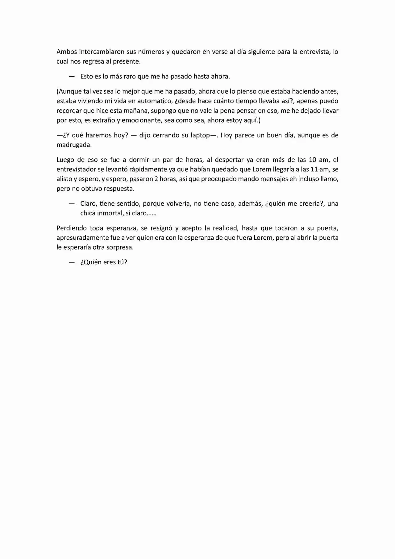 Preguntas Para Un Inmortal (Novela) - Capítulo 1 - Página 6 - LectorTMOo