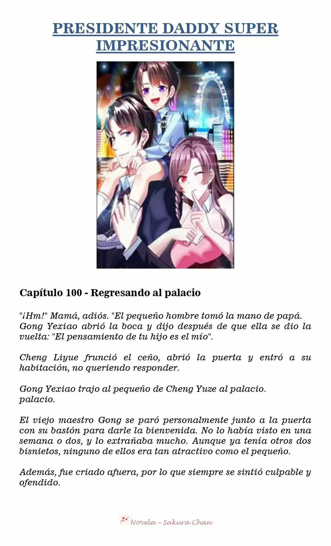 President Daddy Super Awesome (Novela) - Capítulo 100 - Página 1 - LectorTMOo