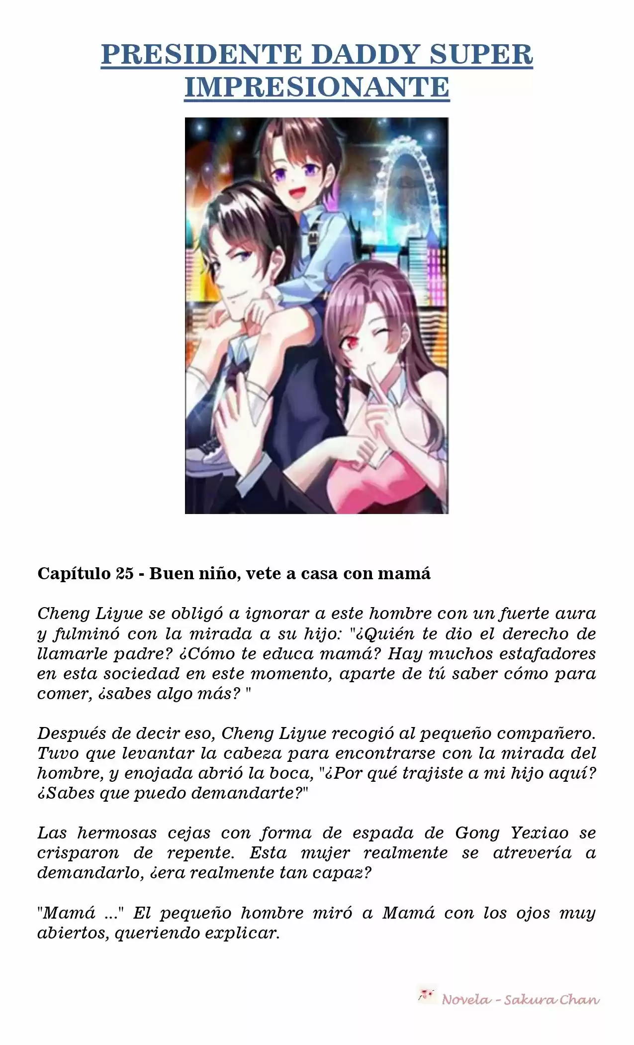 President Daddy Super Awesome (Novela) - Capítulo 25 - Página 1 - LectorTMOo