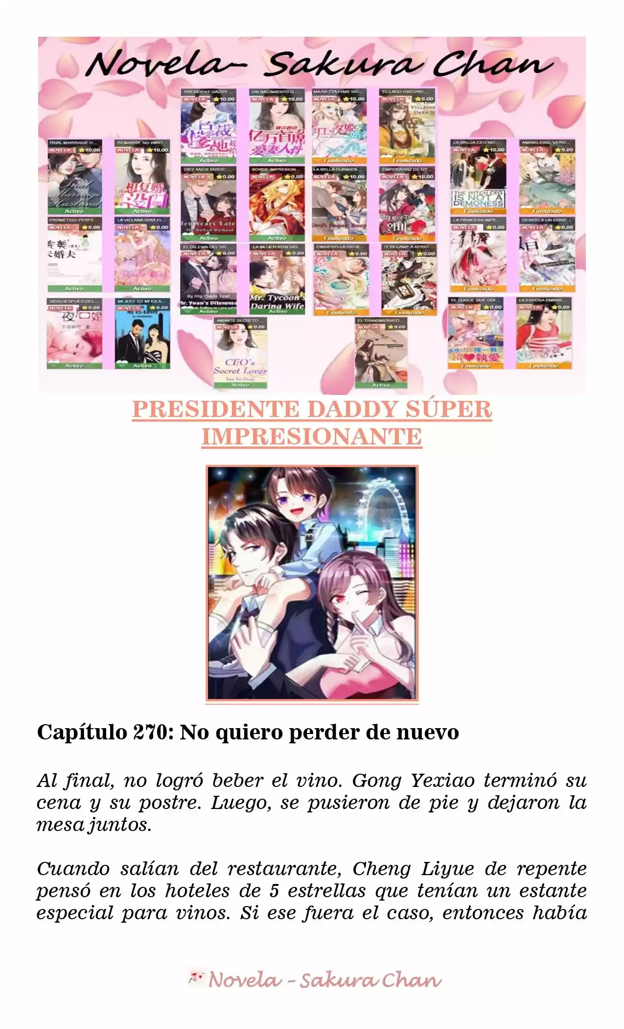 President Daddy Super Awesome (Novela) - Capítulo 270 - Página 1 - LectorTMOo
