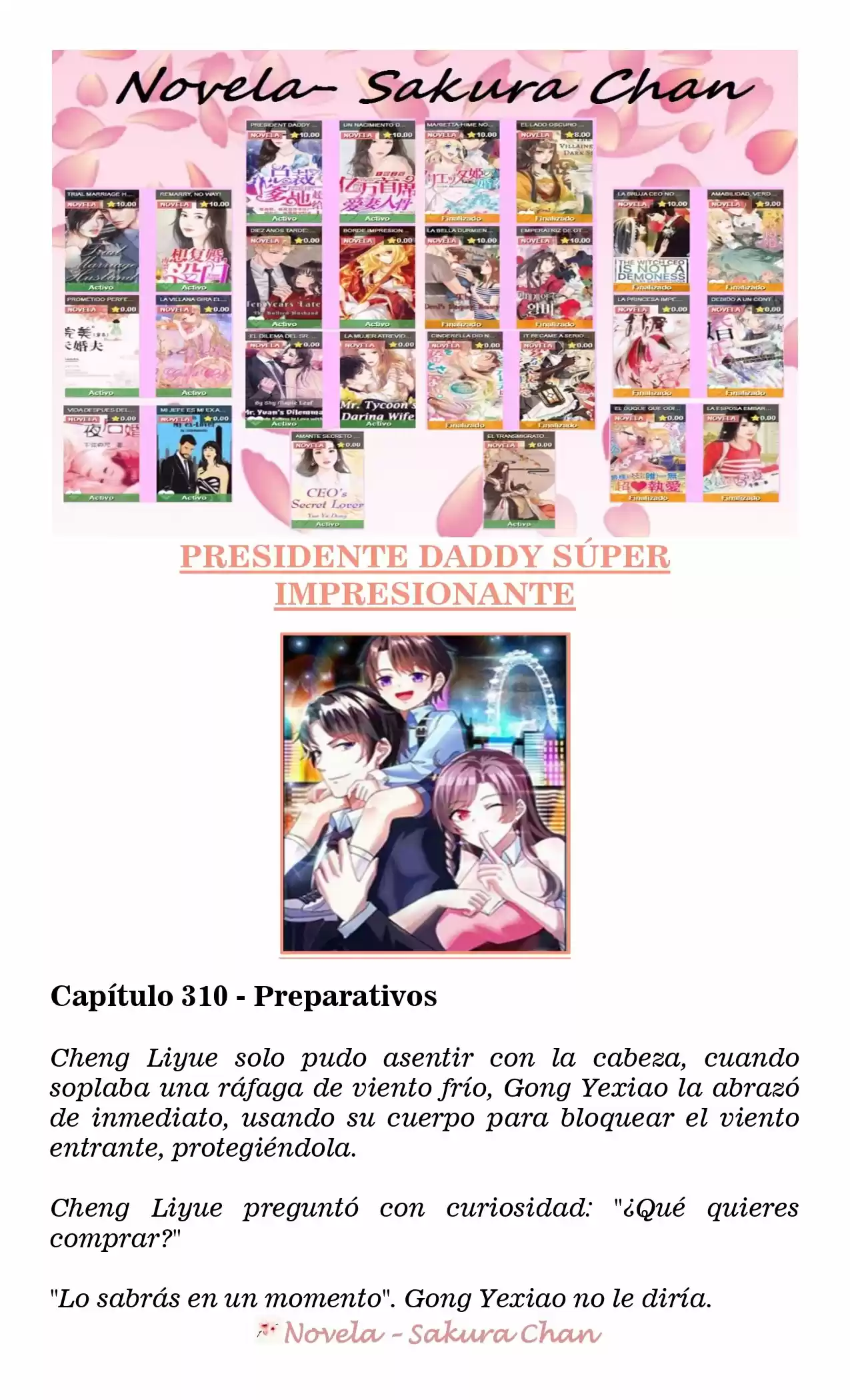 President Daddy Super Awesome (Novela) - Capítulo 310 - Página 1 - LectorTMOo