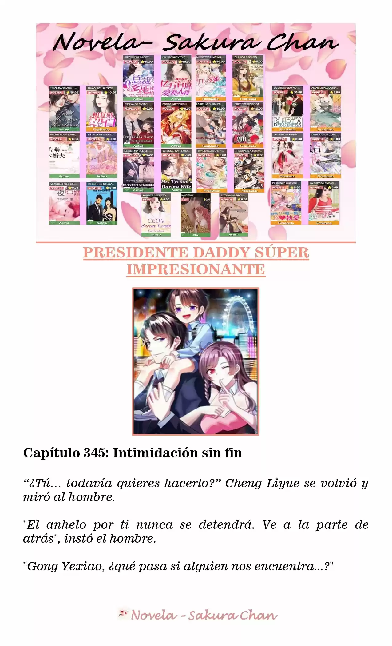 President Daddy Super Awesome (Novela) - Capítulo 345 - Página 1 - LectorTMOo