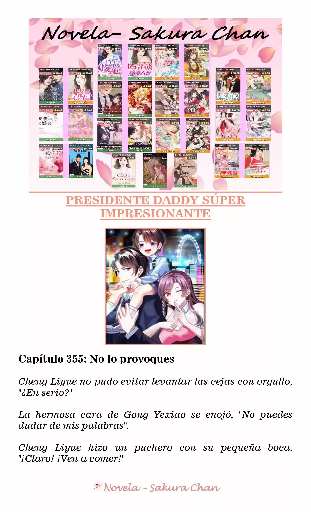 President Daddy Super Awesome (Novela) - Capítulo 355 - Página 1 - LectorTMOo