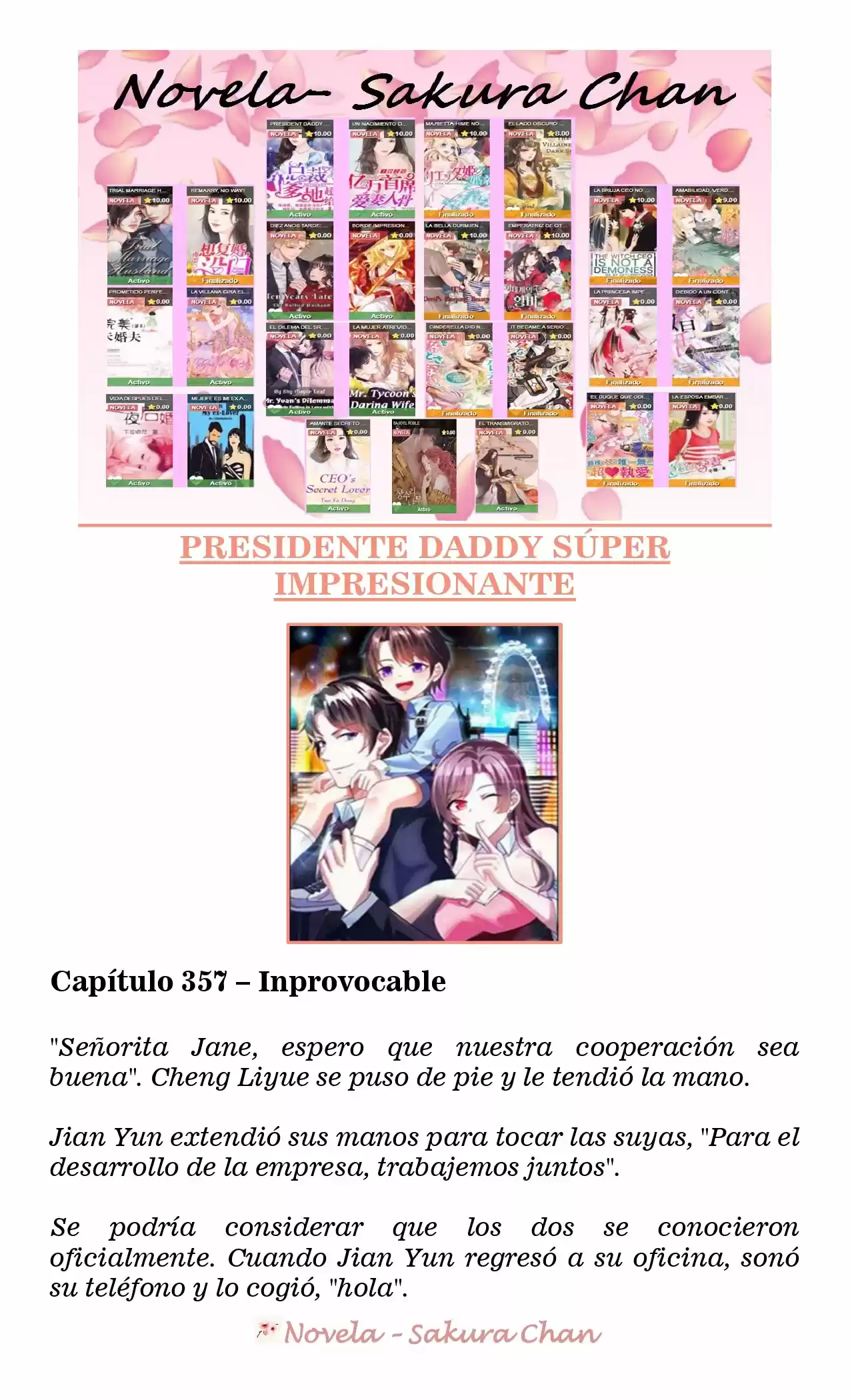 President Daddy Super Awesome (Novela) - Capítulo 357 - Página 1 - LectorTMOo