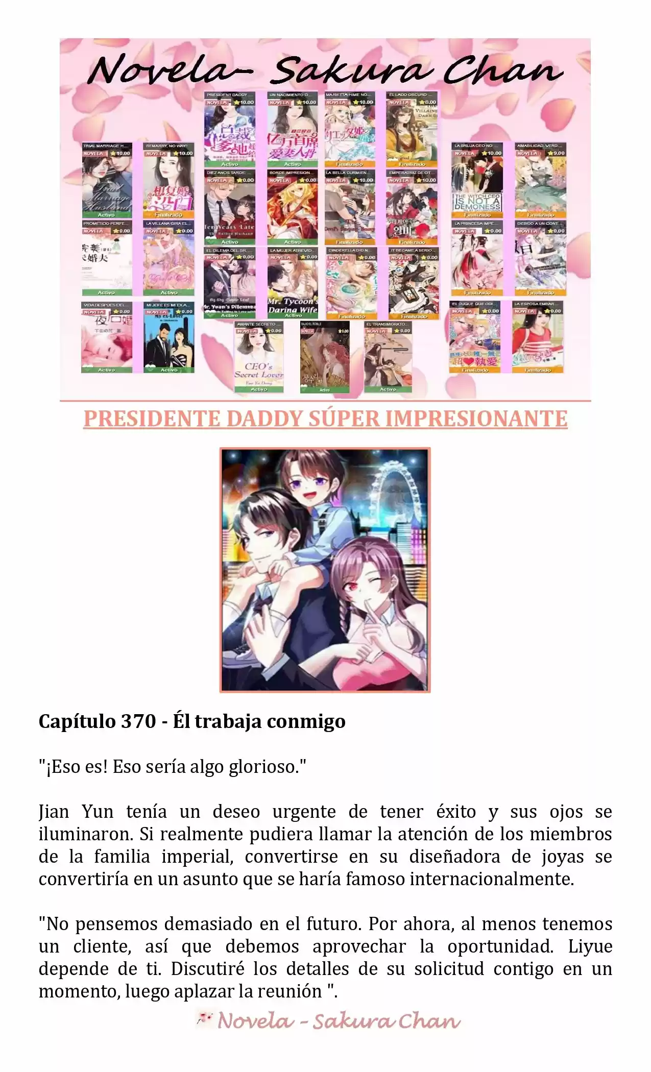 President Daddy Super Awesome (Novela) - Capítulo 370 - Página 1 - LectorTMOo