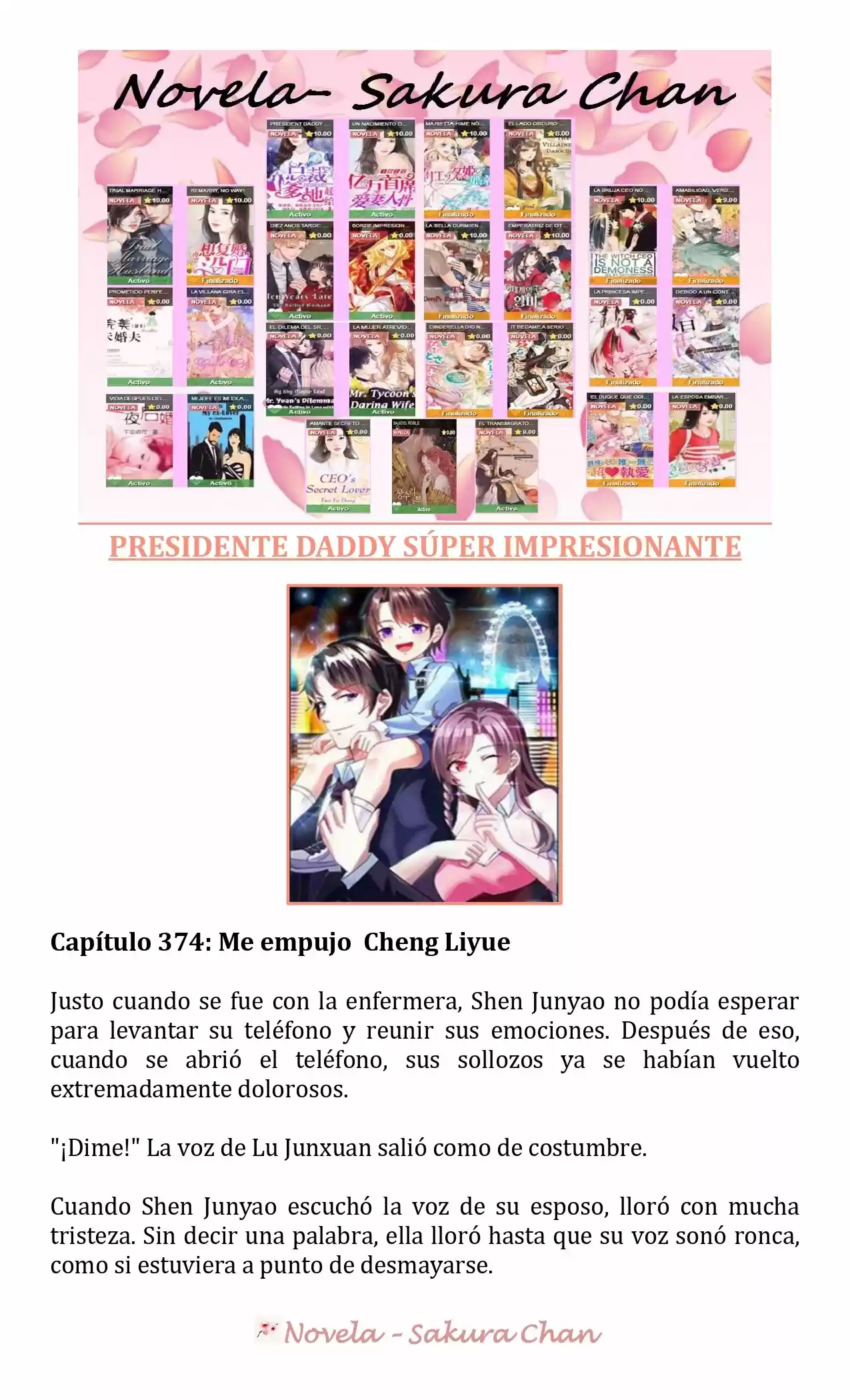 President Daddy Super Awesome (Novela) - Capítulo 374 - Página 1 - LectorTMOo