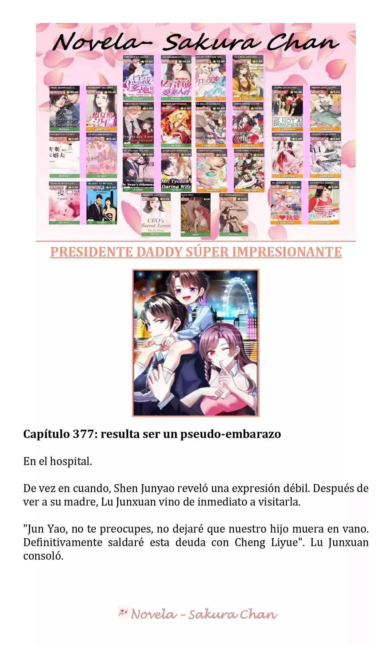 President Daddy Super Awesome (Novela) - Capítulo 377 - Página 1 - LectorTMOo