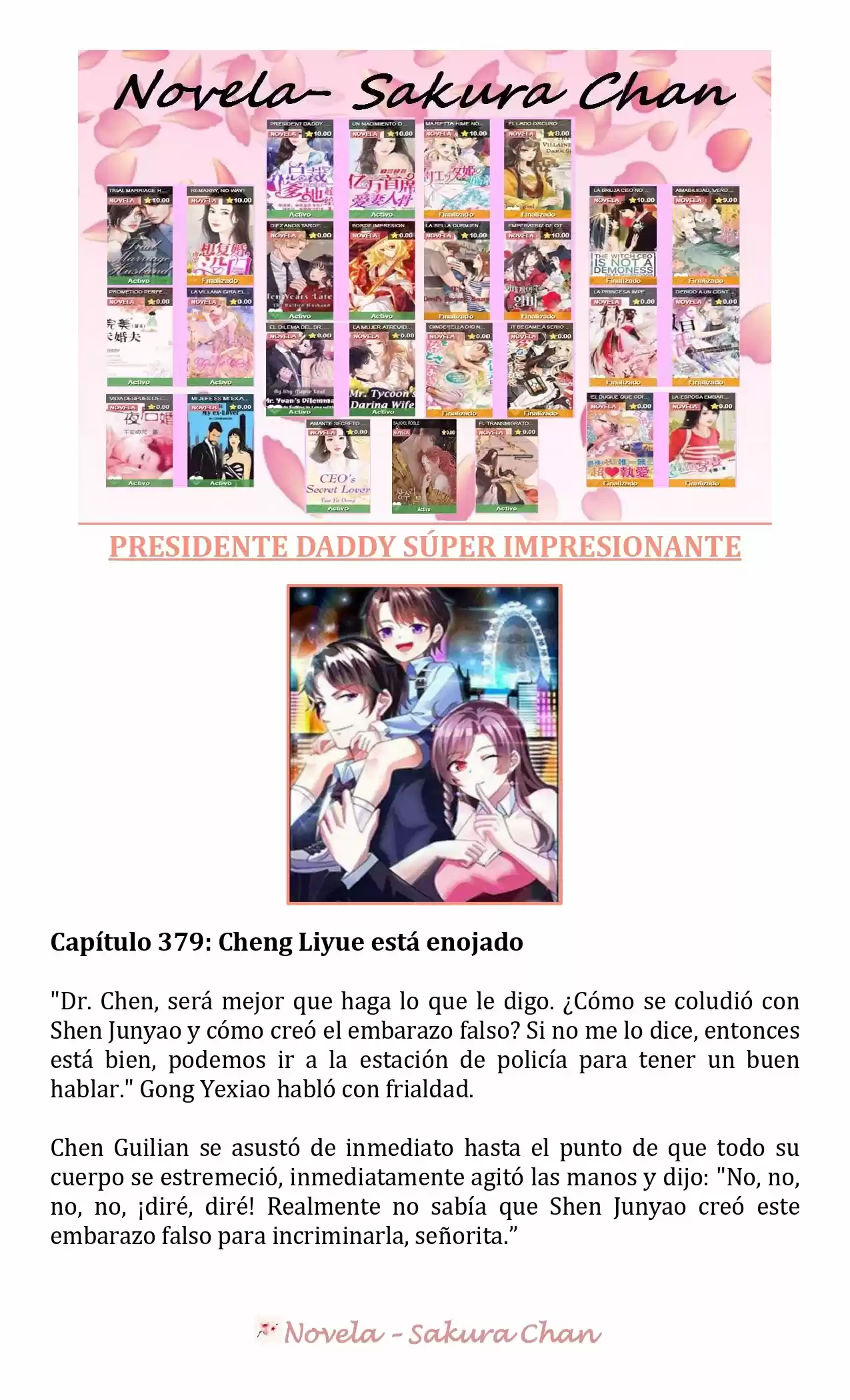 President Daddy Super Awesome (Novela) - Capítulo 379 - Página 1 - LectorTMOo