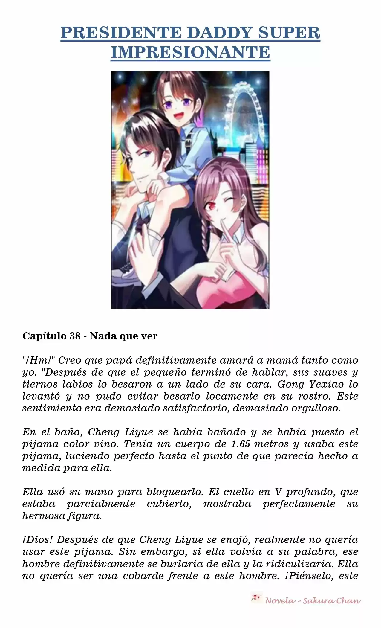 President Daddy Super Awesome (Novela) - Capítulo 38 - Página 1 - LectorTMOo