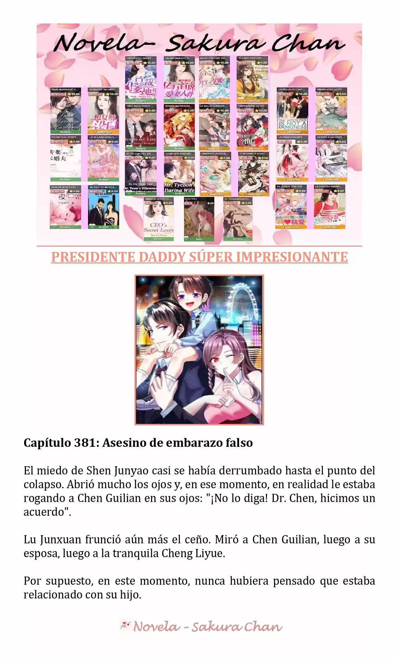 President Daddy Super Awesome (Novela) - Capítulo 381 - Página 1 - LectorTMOo