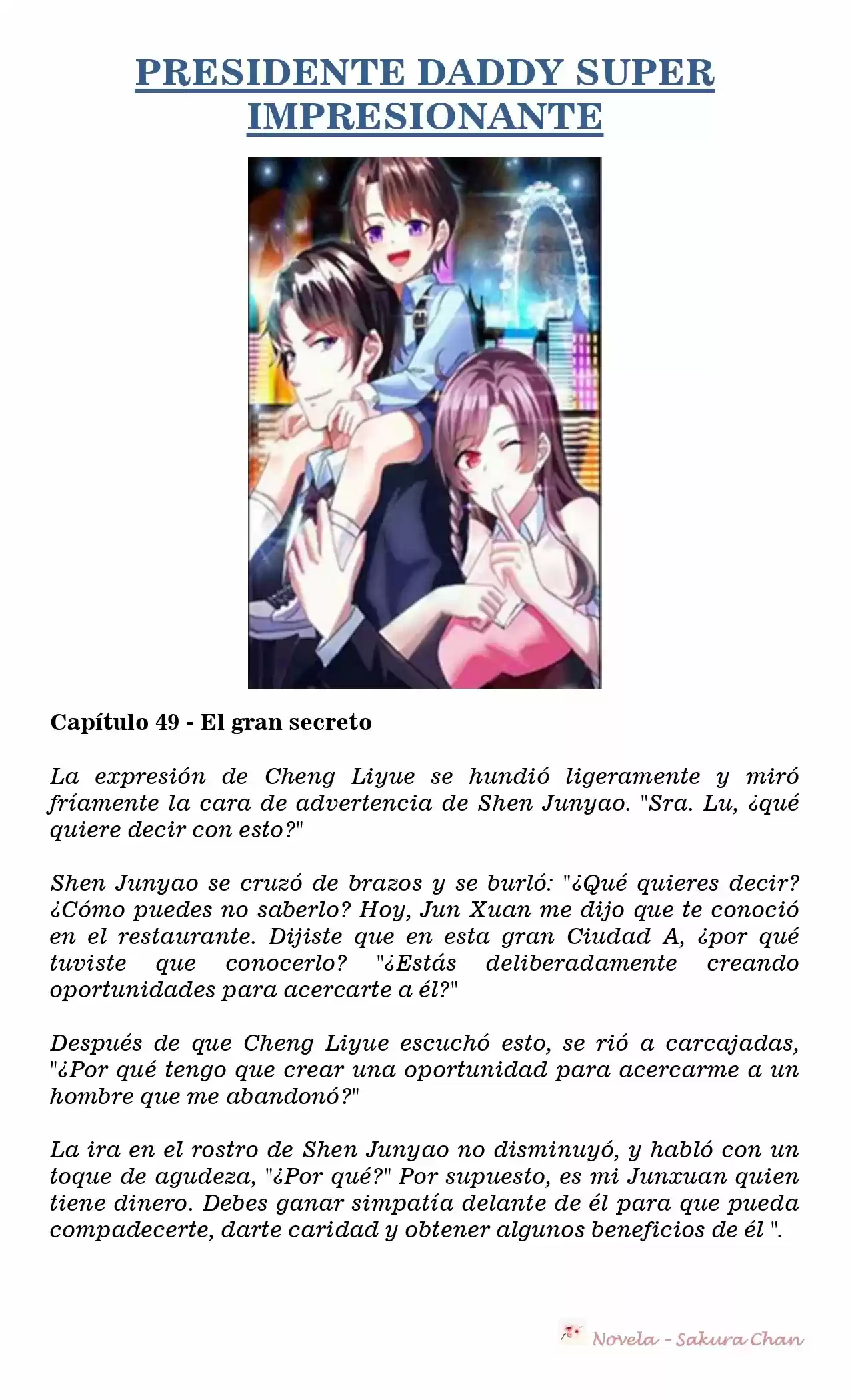 President Daddy Super Awesome (Novela) - Capítulo 49 - Página 1 - LectorTMOo