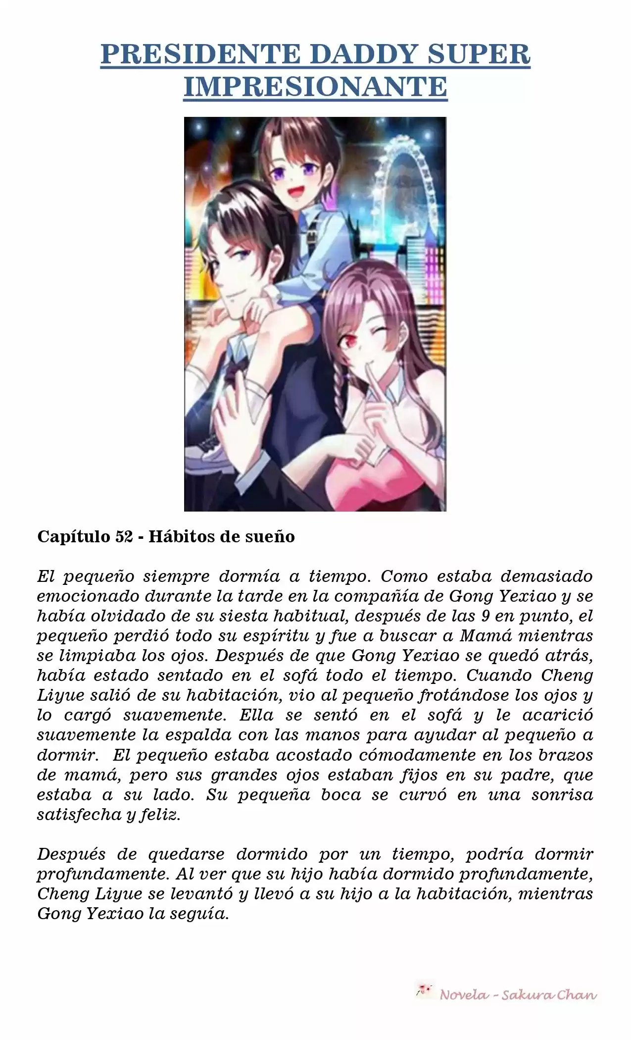 President Daddy Super Awesome (Novela) - Capítulo 52 - Página 1 - LectorTMOo