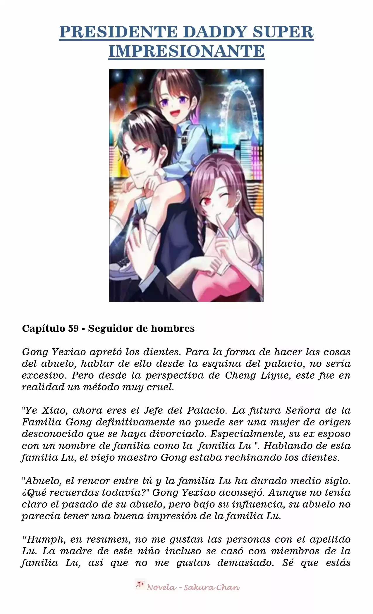 President Daddy Super Awesome (Novela) - Capítulo 59 - Página 1 - LectorTMOo