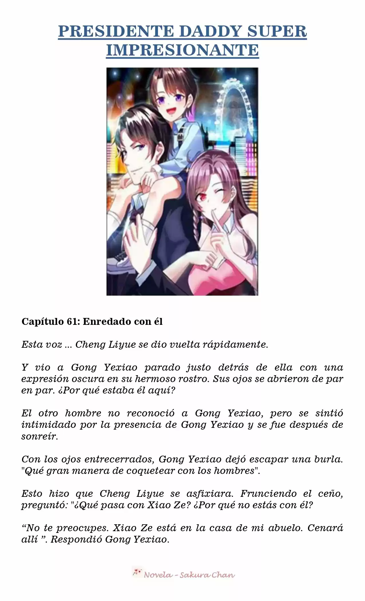 President Daddy Super Awesome (Novela) - Capítulo 61 - Página 1 - LectorTMOo