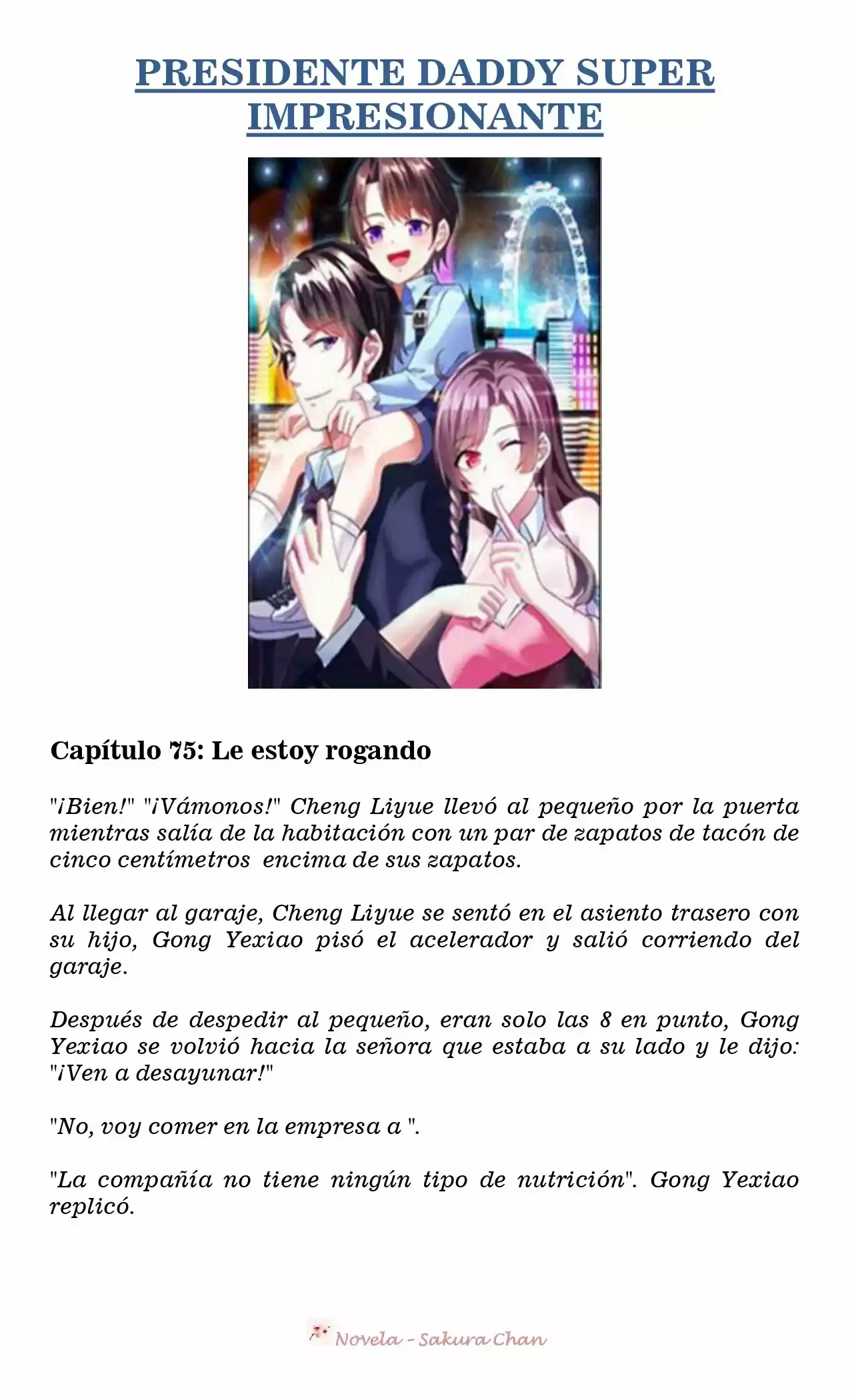President Daddy Super Awesome (Novela) - Capítulo 75 - Página 1 - LectorTMOo