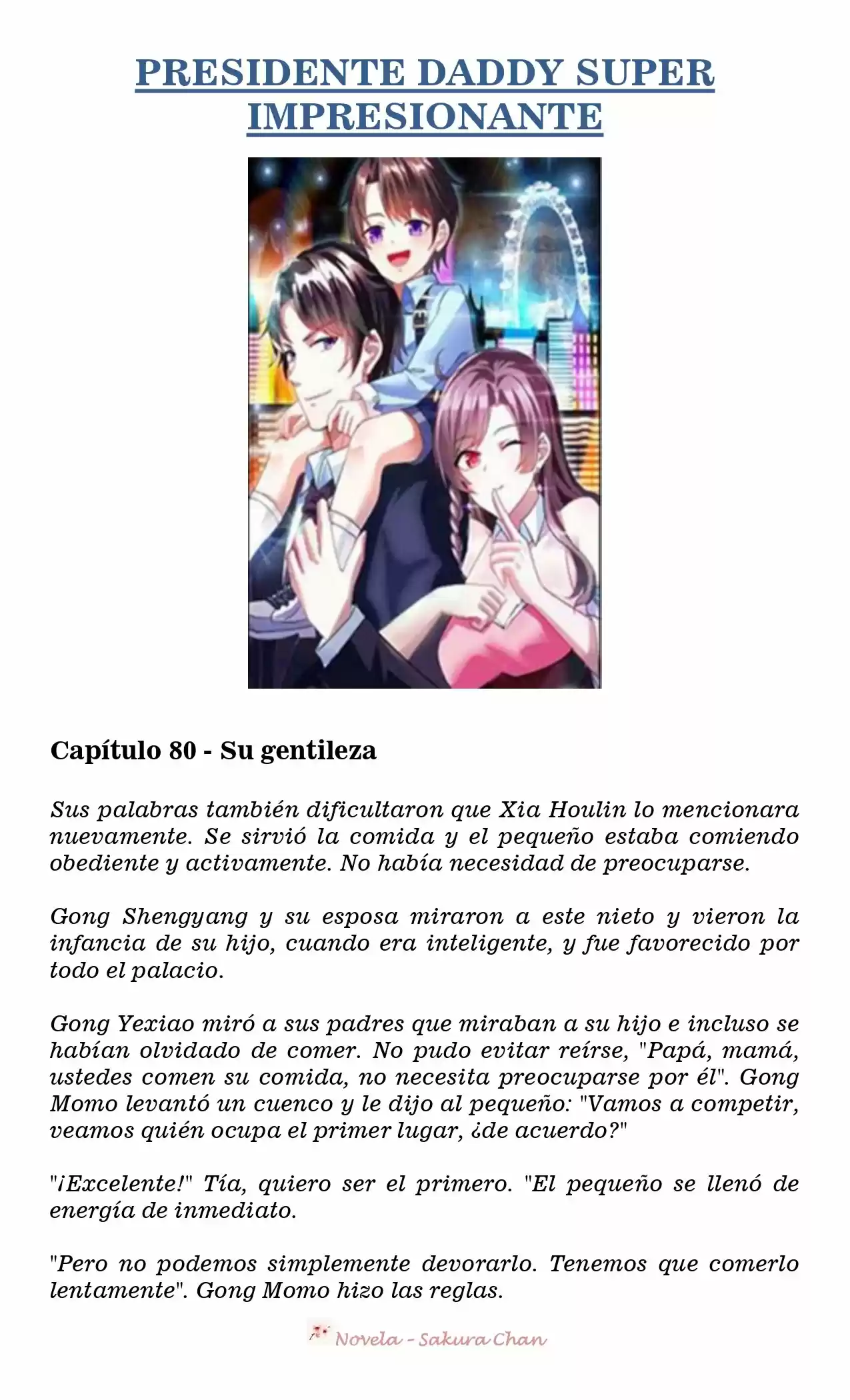 President Daddy Super Awesome (Novela) - Capítulo 80 - Página 1 - LectorTMOo