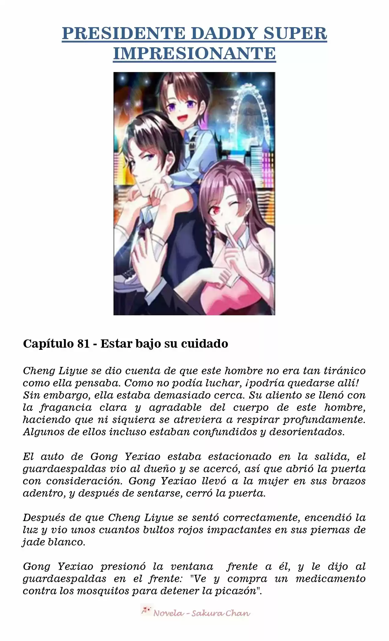 President Daddy Super Awesome (Novela) - Capítulo 81 - Página 1 - LectorTMOo