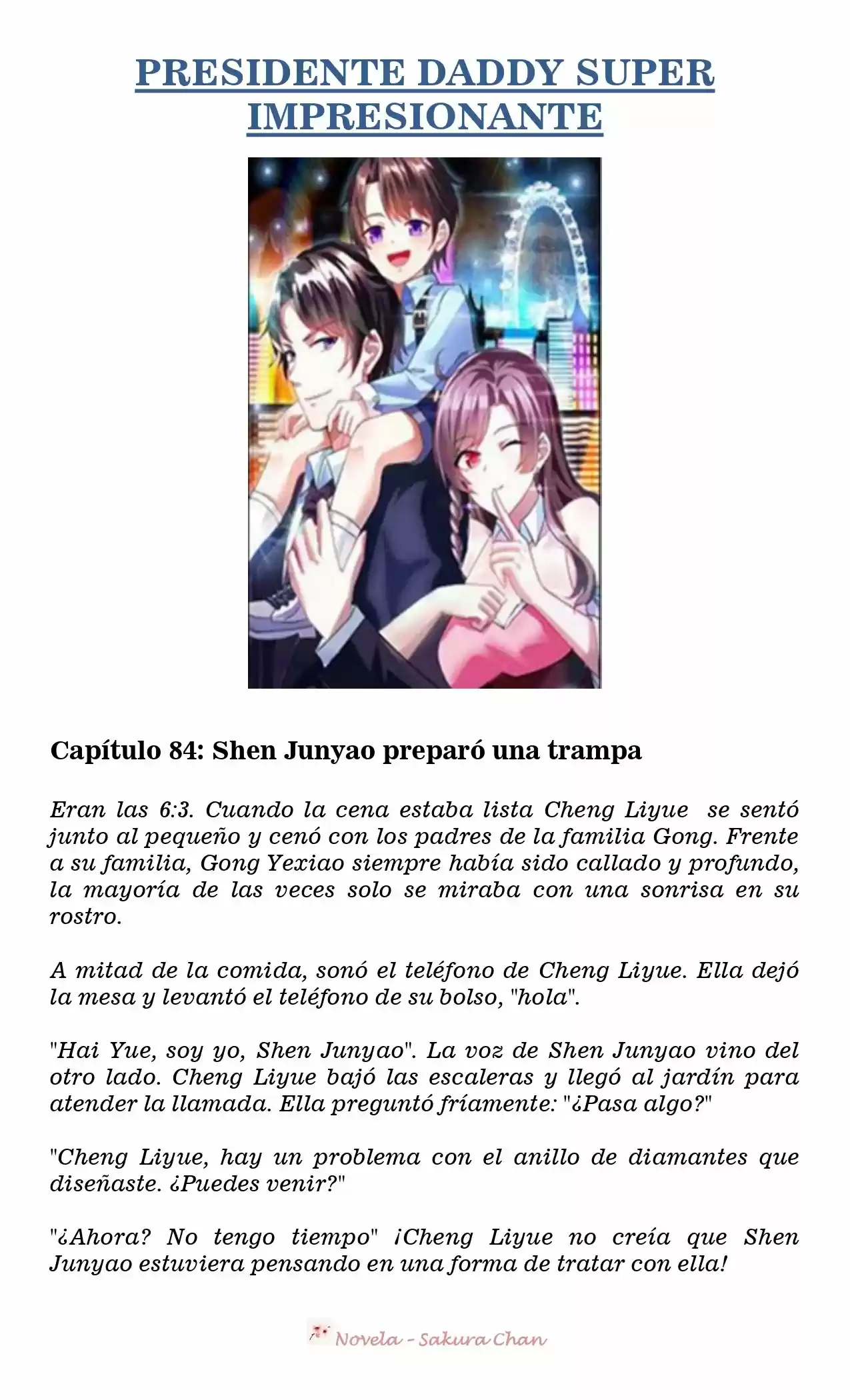 President Daddy Super Awesome (Novela) - Capítulo 84 - Página 1 - LectorTMOo