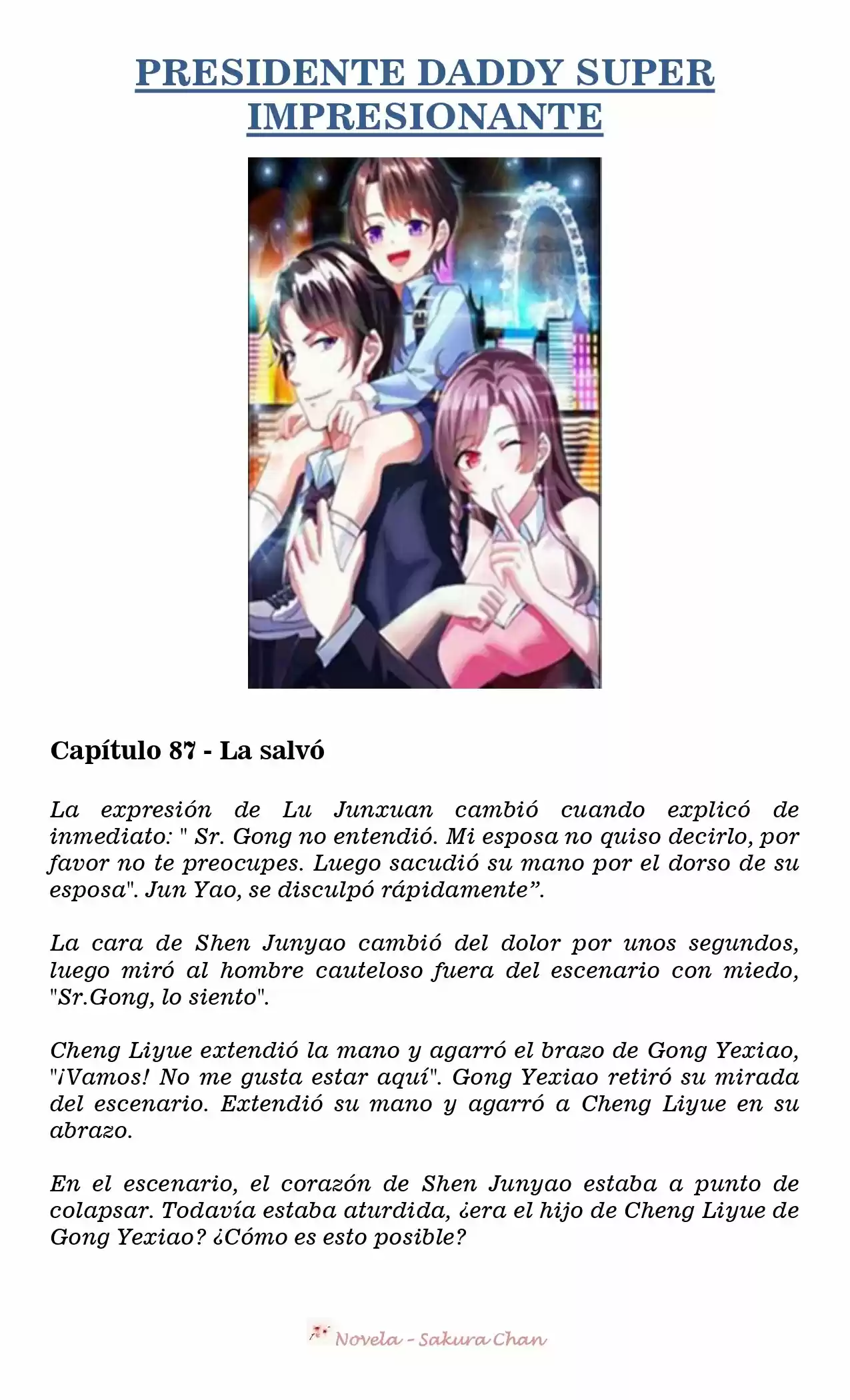 President Daddy Super Awesome (Novela) - Capítulo 87 - Página 1 - LectorTMOo