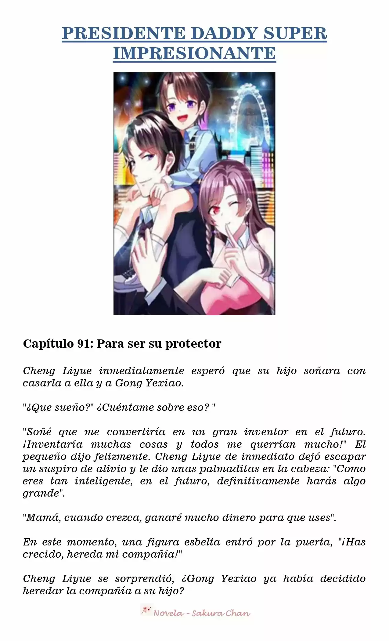 President Daddy Super Awesome (Novela) - Capítulo 91 - Página 1 - LectorTMOo