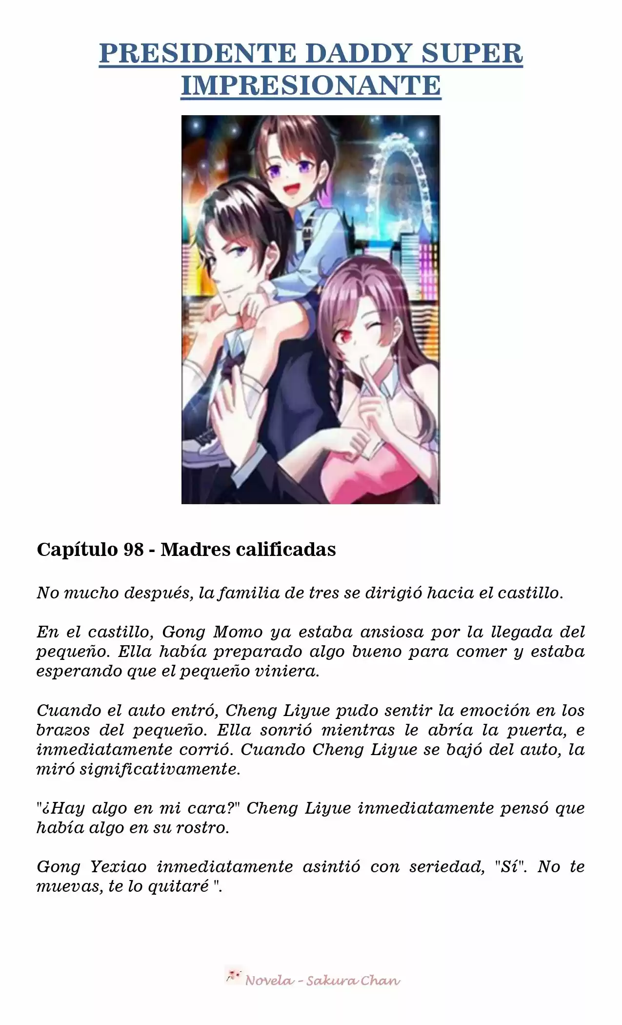 President Daddy Super Awesome (Novela) - Capítulo 98 - Página 1 - LectorTMOo