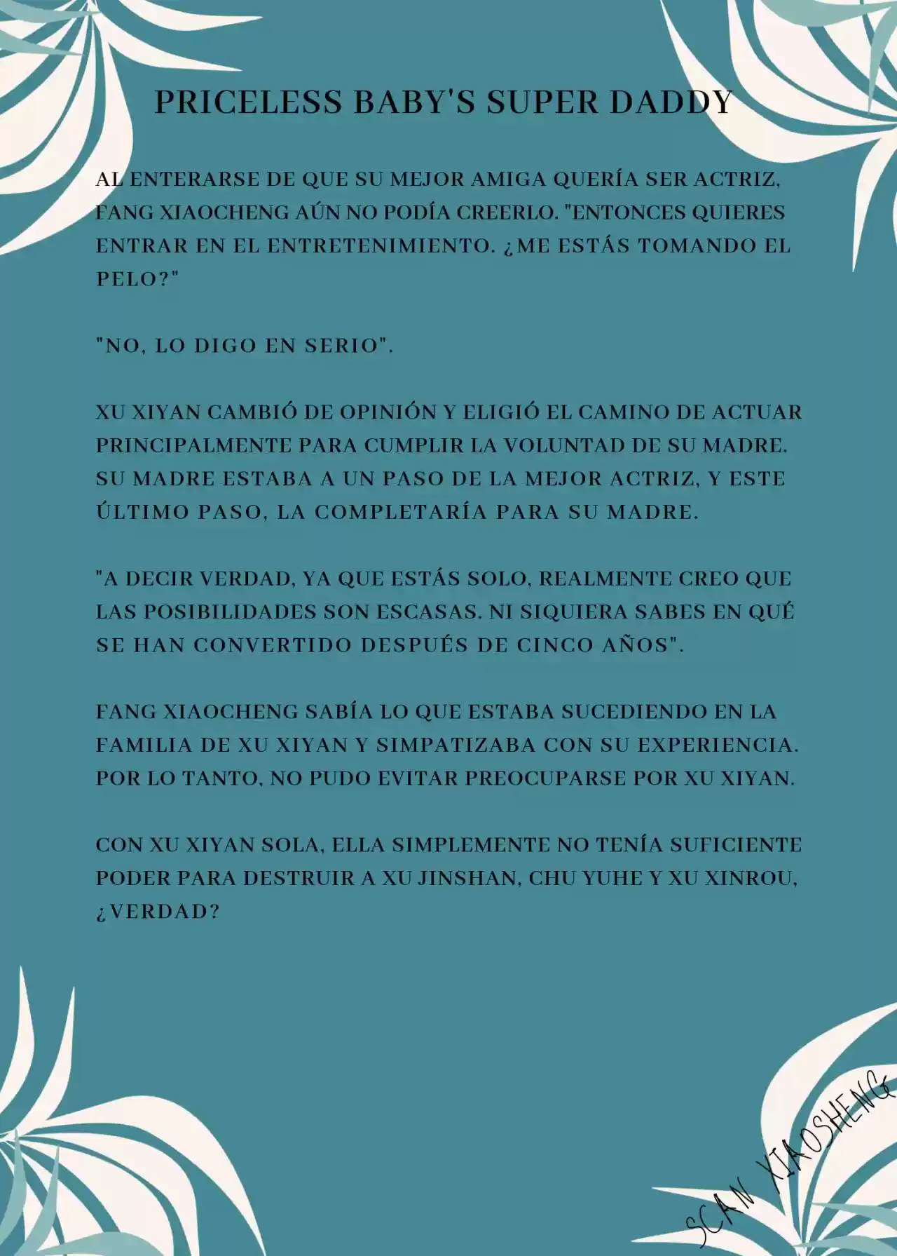 Priceless Baby's Super Daddy (Novela) - Capítulo 12 - Página 6 - LectorTMOo