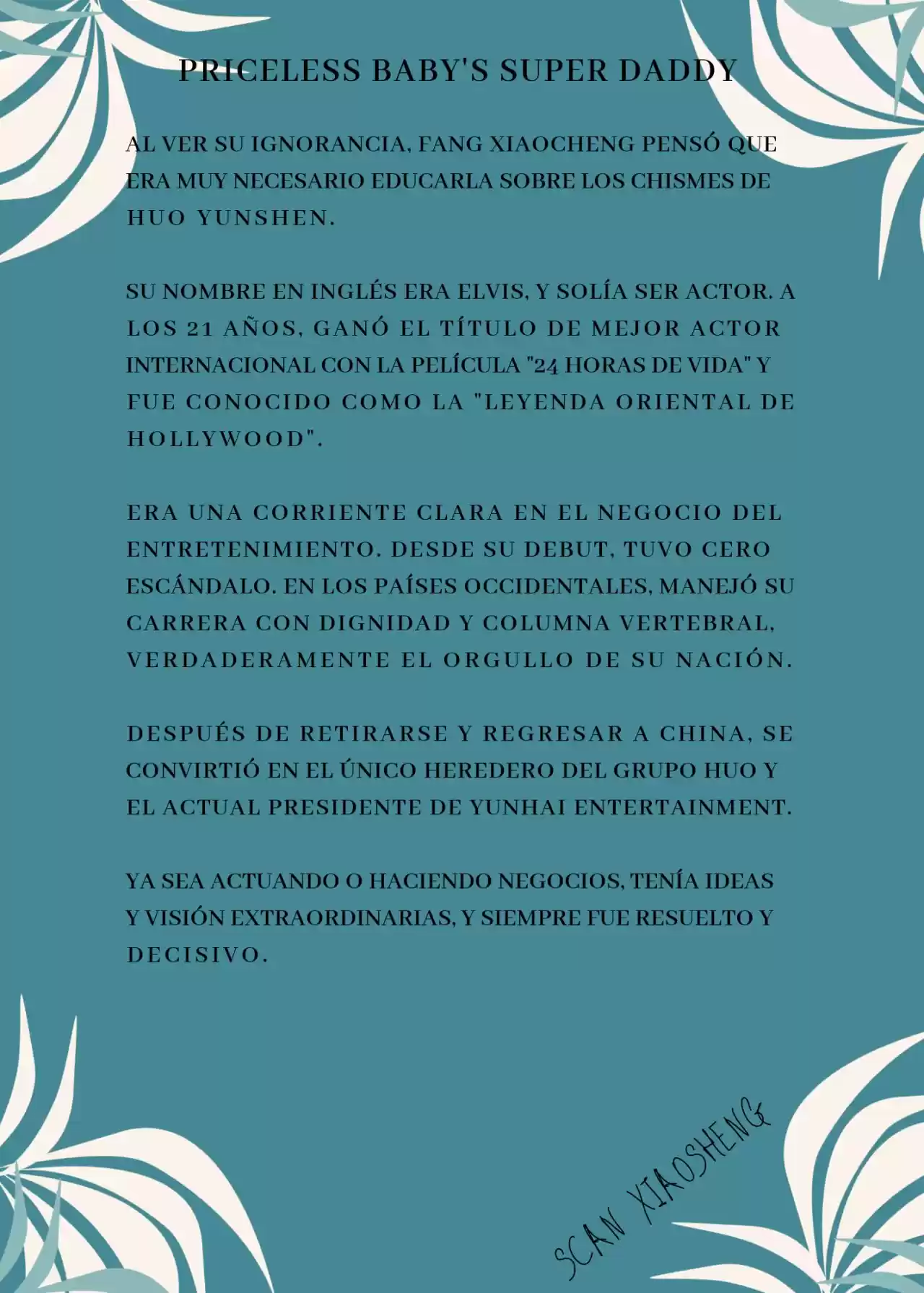 Priceless Baby's Super Daddy (Novela) - Capítulo 13 - Página 3 - LectorTMOo