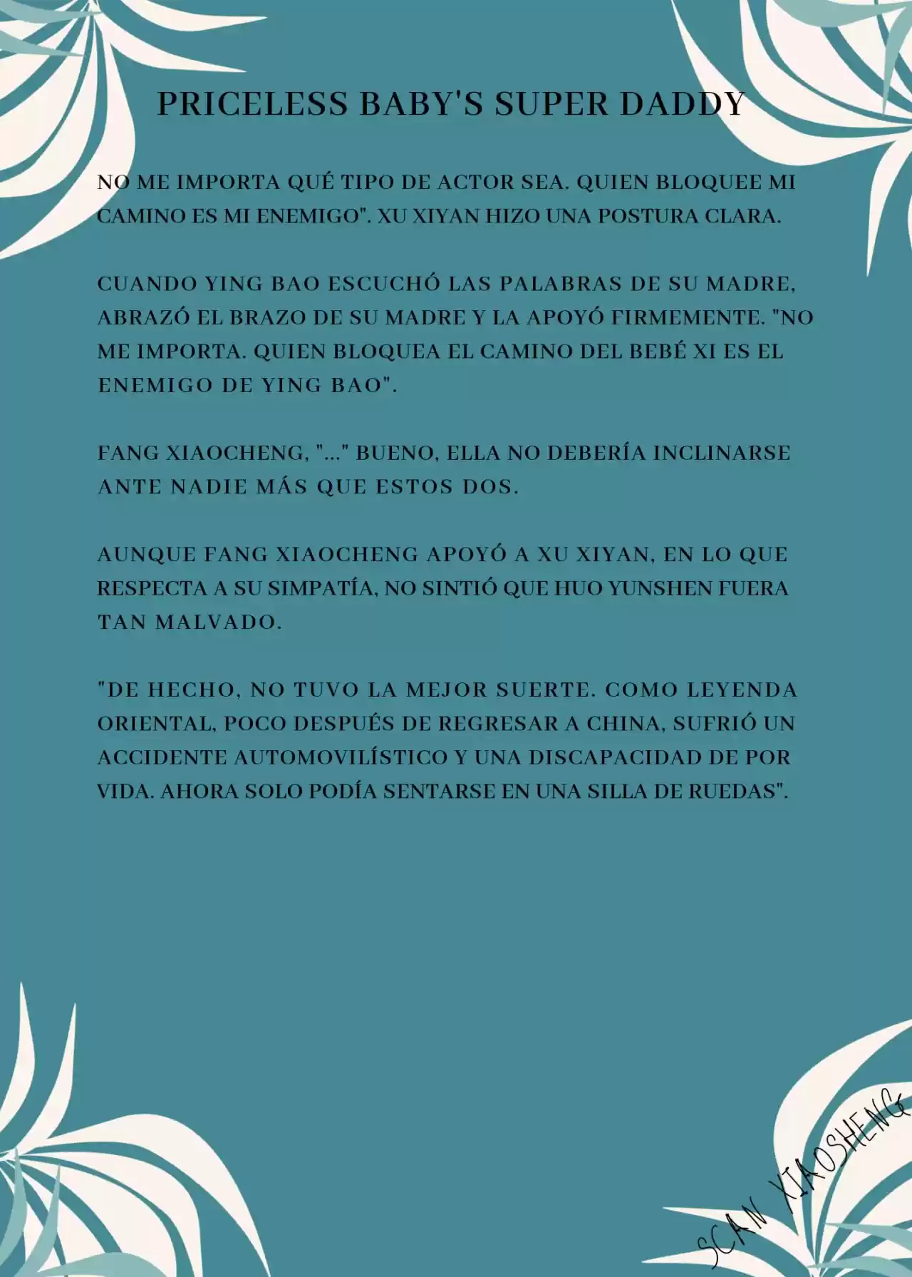 Priceless Baby's Super Daddy (Novela) - Capítulo 13 - Página 5 - LectorTMOo