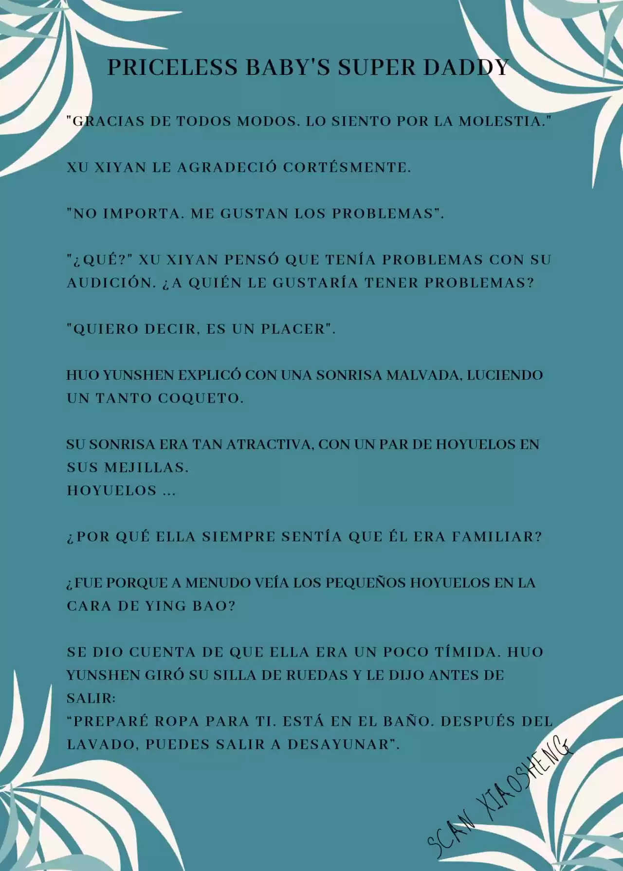 Priceless Baby's Super Daddy (Novela) - Capítulo 20 - Página 6 - LectorTMOo