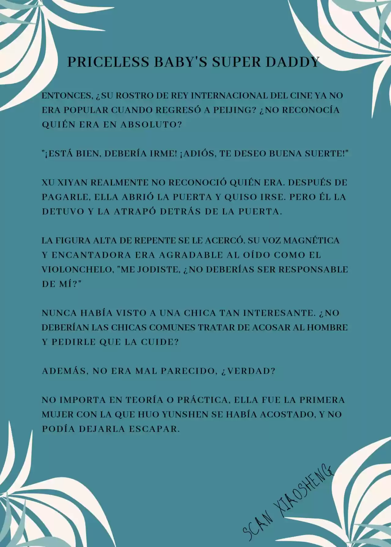 Priceless Baby's Super Daddy (Novela) - Capítulo 3 - Página 6 - LectorTMOo