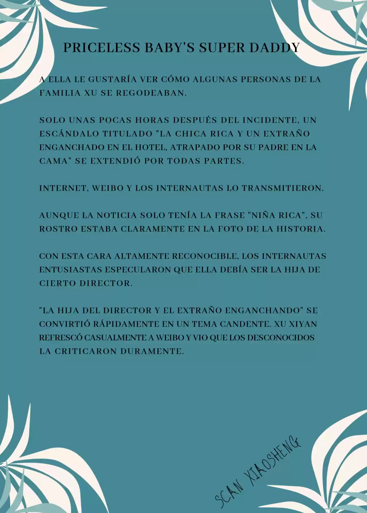 Priceless Baby's Super Daddy (Novela) - Capítulo 4 - Página 4 - LectorTMOo