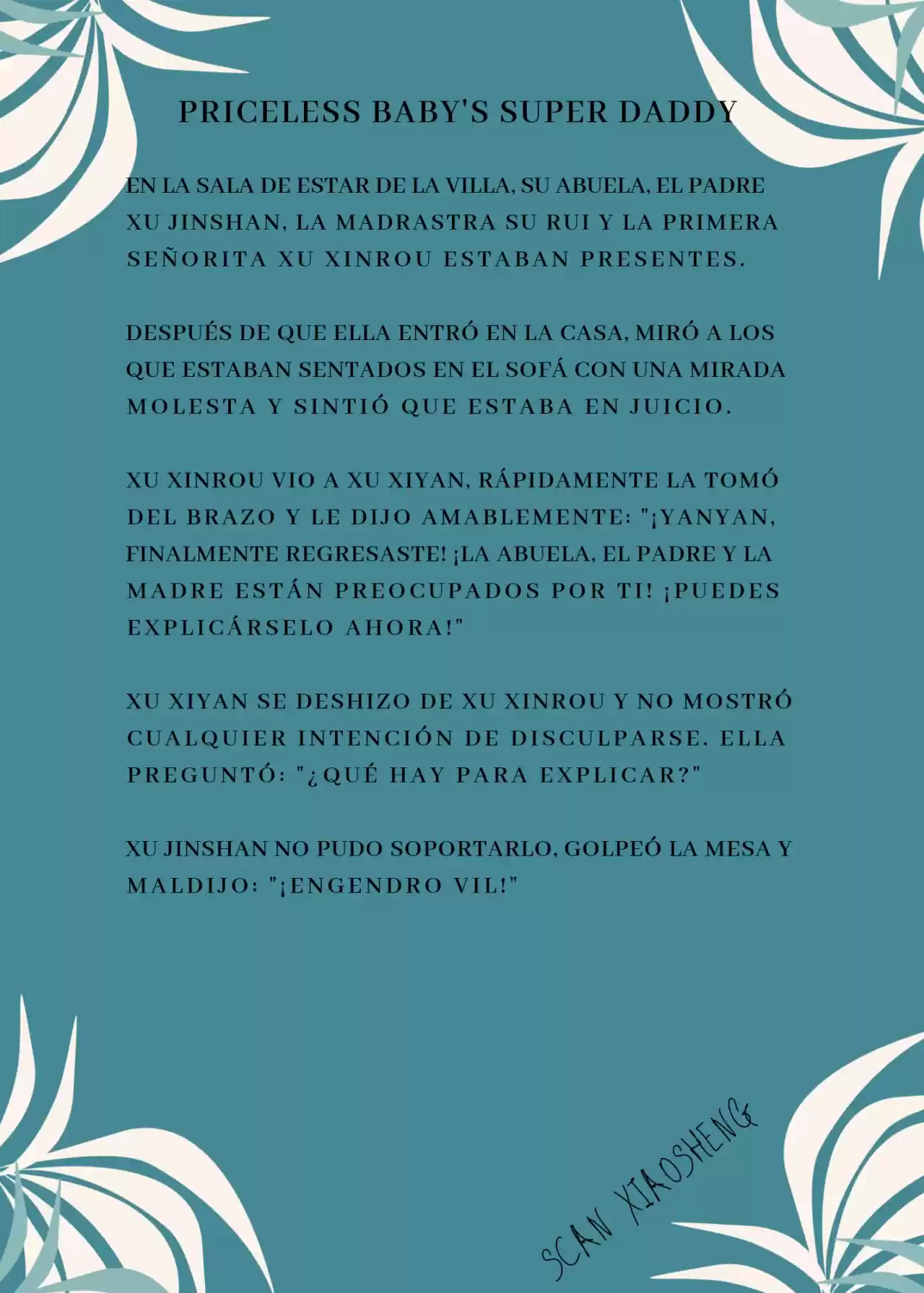 Priceless Baby's Super Daddy (Novela) - Capítulo 5 - Página 4 - LectorTMOo