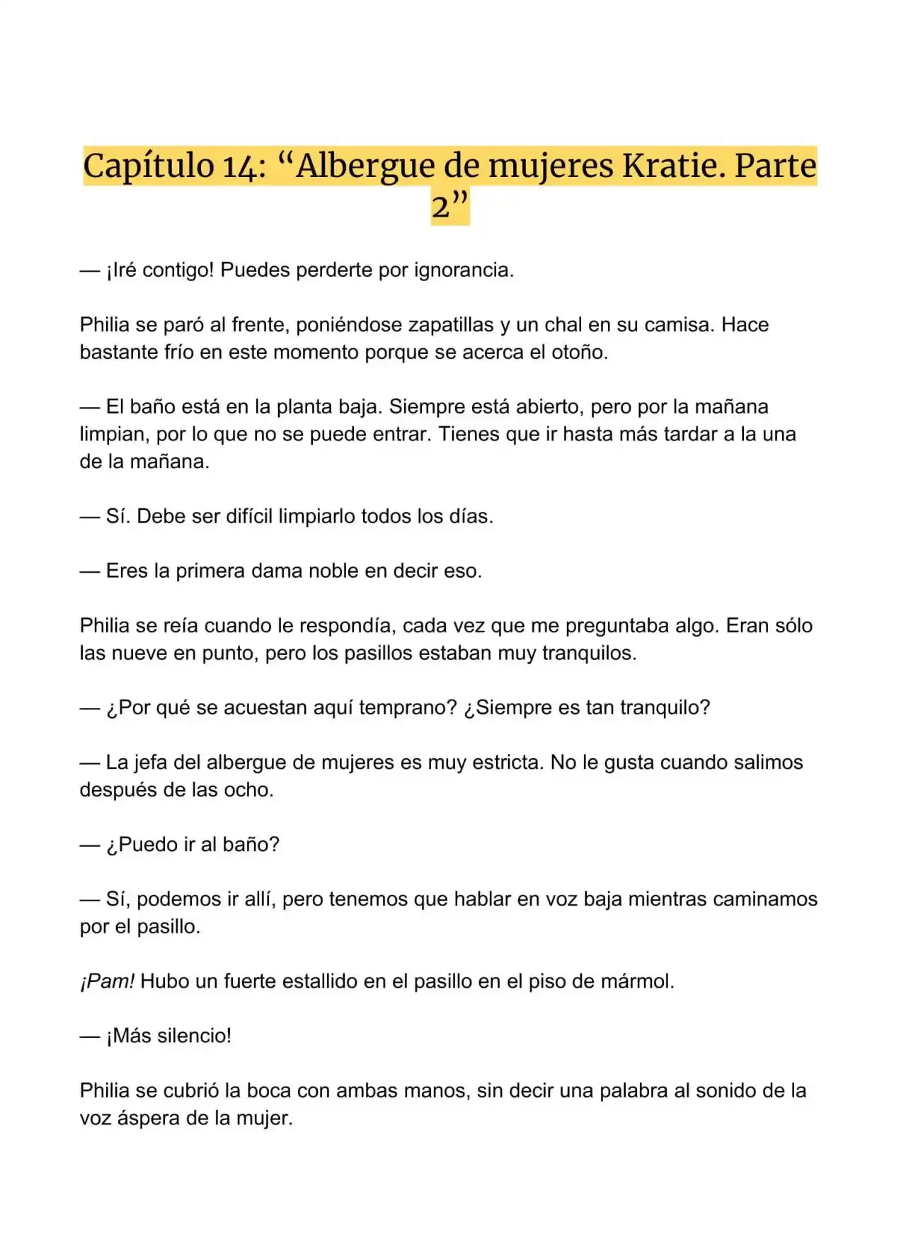 Primero Escondamos A Mi Hermano (Novela) - Capítulo 14 - Página 4 - LectorTMOo