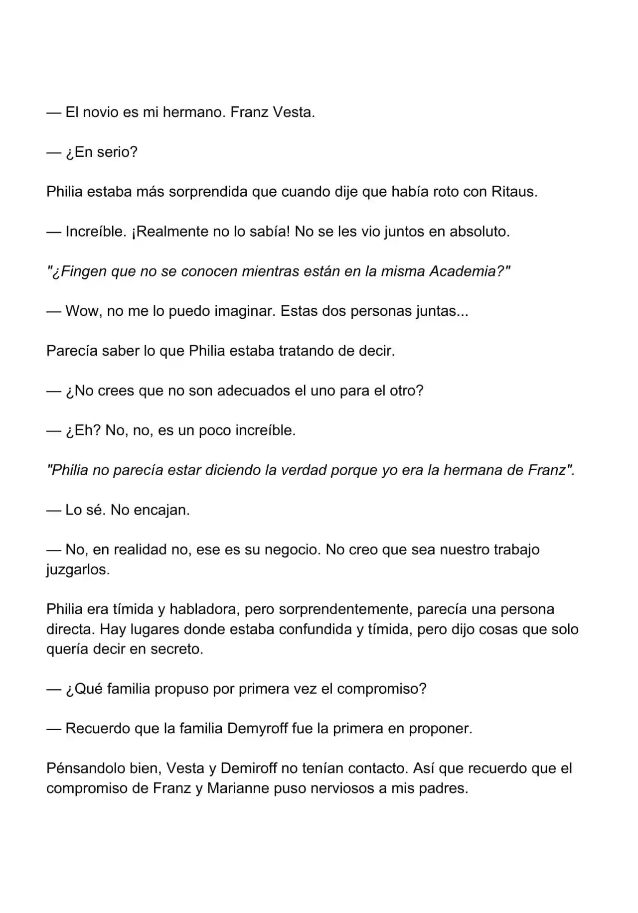 Primero Escondamos A Mi Hermano (Novela) - Capítulo 14 - Página 8 - LectorTMOo