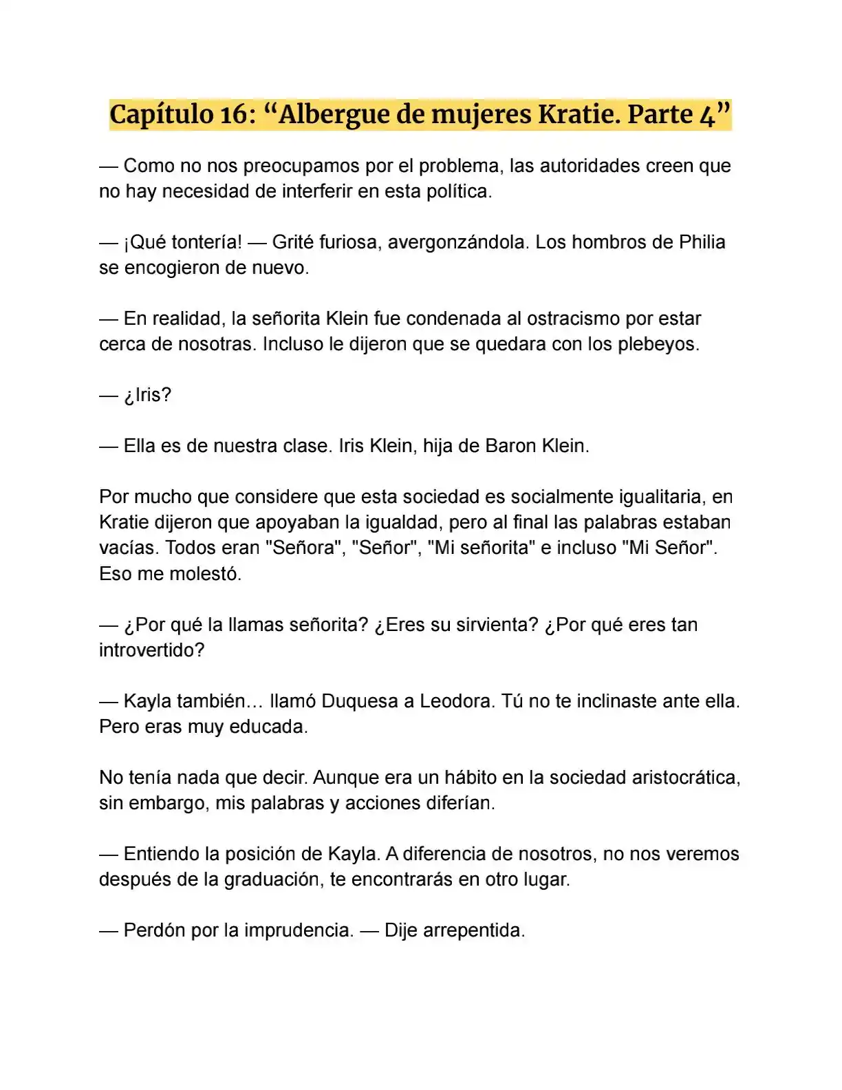 Primero Escondamos A Mi Hermano (Novela) - Capítulo 16 - Página 4 - LectorTMOo