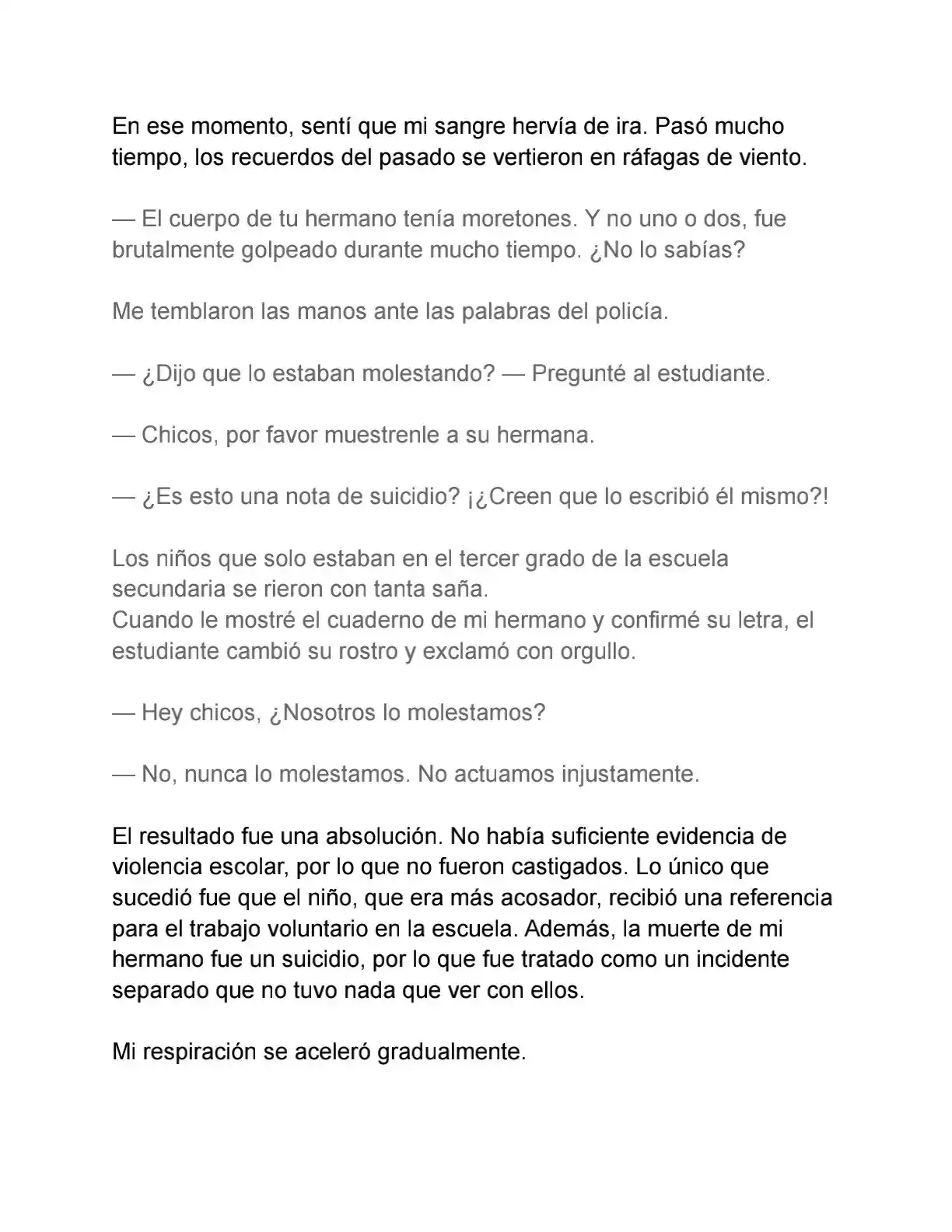Primero Escondamos A Mi Hermano (Novela) - Capítulo 18 - Página 7 - LectorTMOo