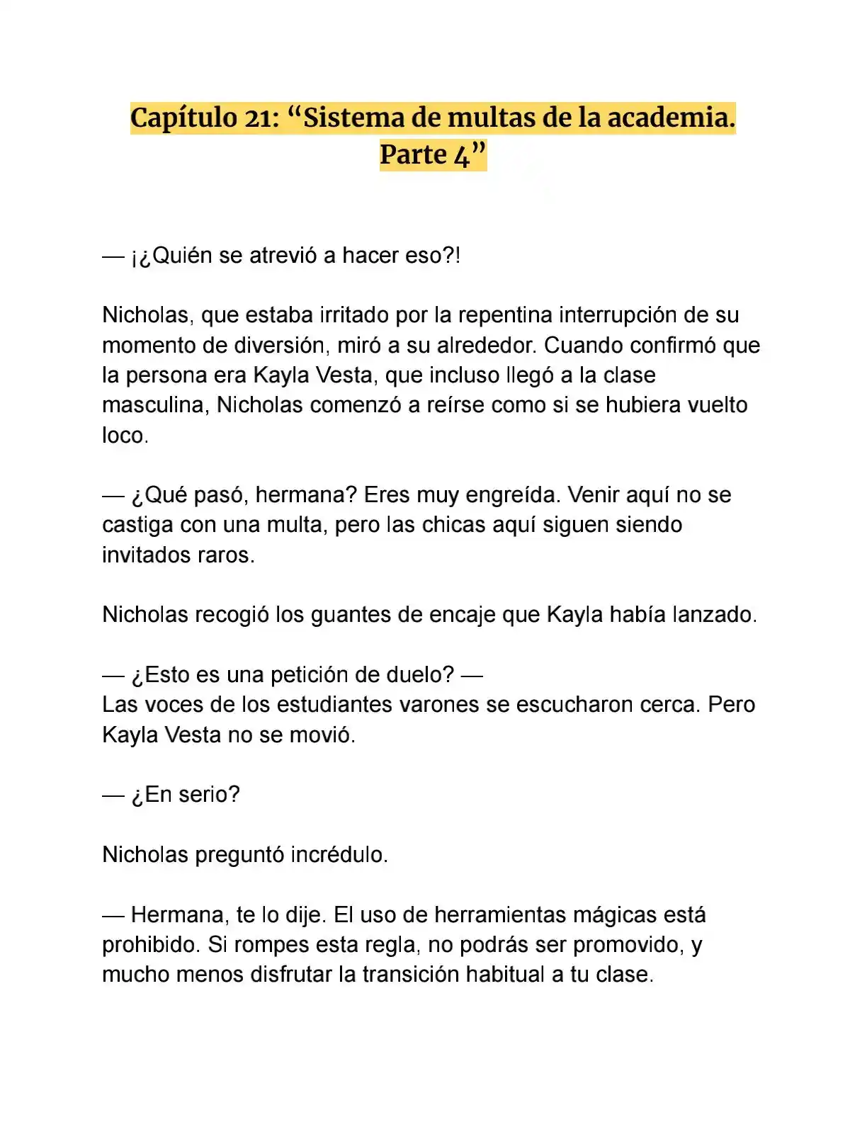 Primero Escondamos A Mi Hermano (Novela) - Capítulo 21 - Página 4 - LectorTMOo