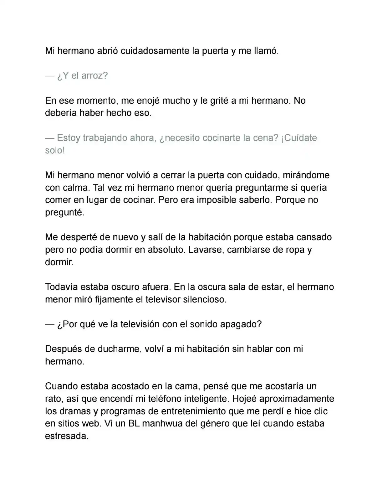 Primero Escondamos A Mi Hermano (Novela) - Capítulo 25 - Página 6 - LectorTMOo