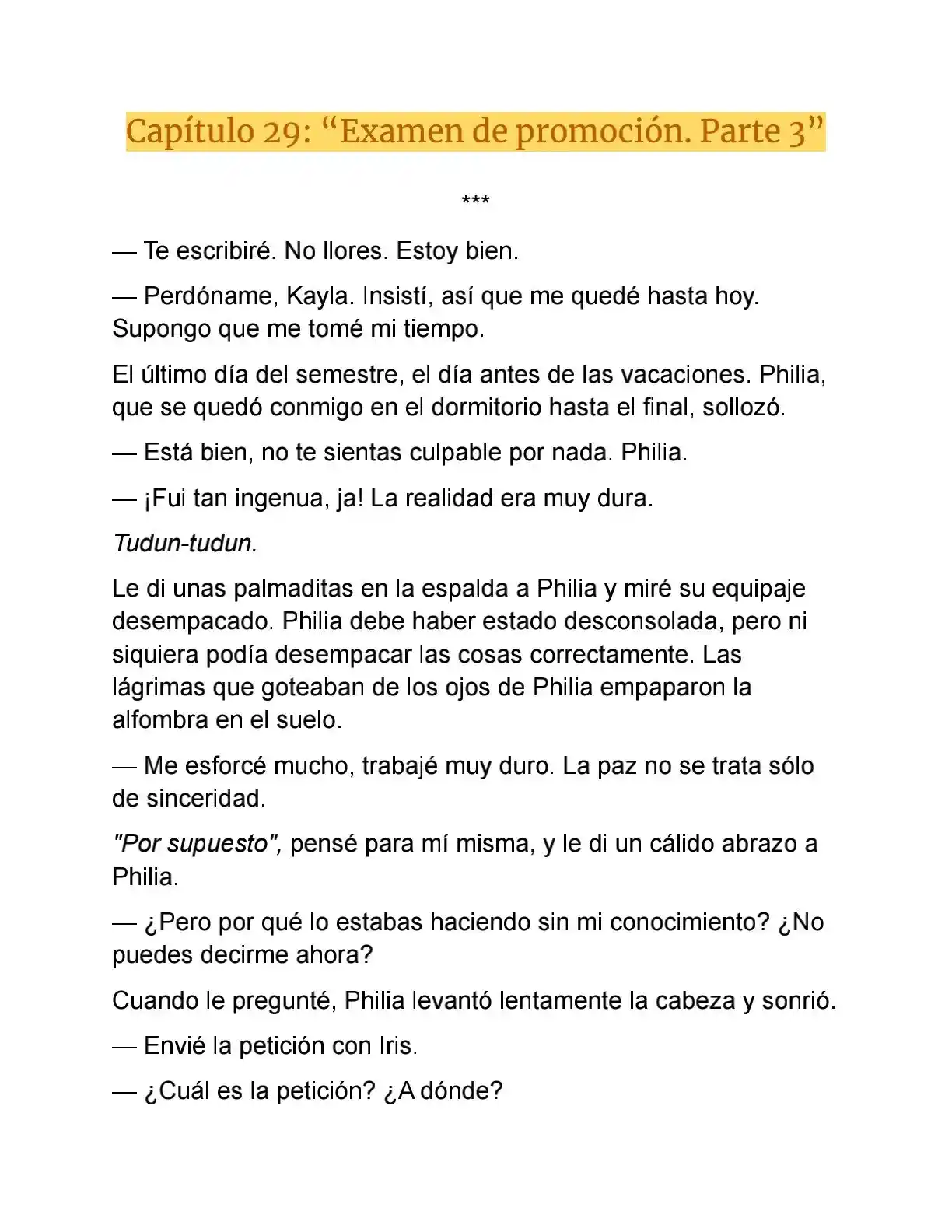 Primero Escondamos A Mi Hermano (Novela) - Capítulo 29 - Página 4 - LectorTMOo
