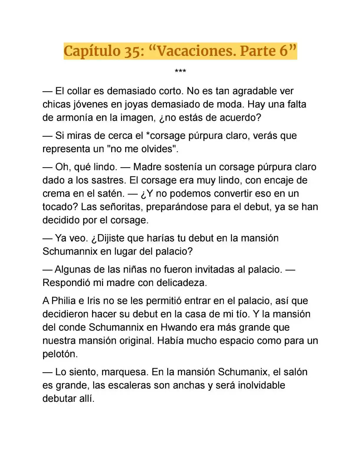 Primero Escondamos A Mi Hermano (Novela) - Capítulo 35 - Página 5 - LectorTMOo