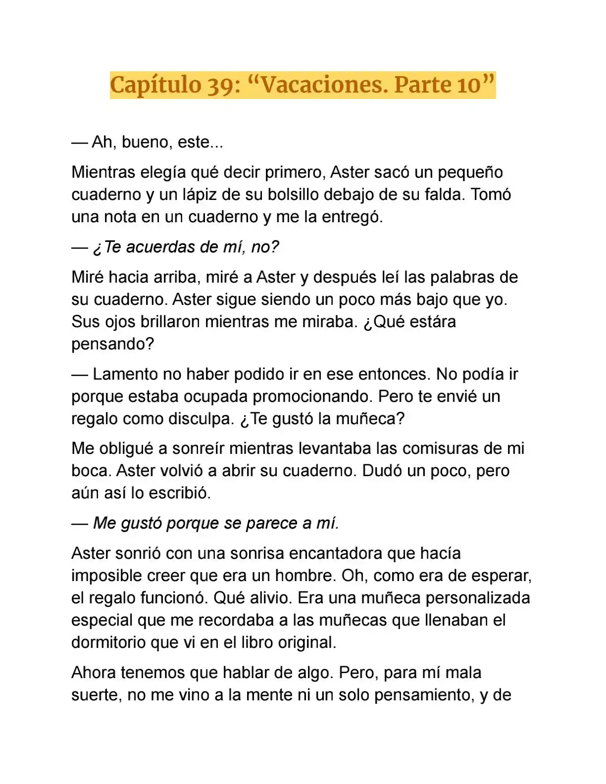 Primero Escondamos A Mi Hermano (Novela) - Capítulo 39 - Página 5 - LectorTMOo