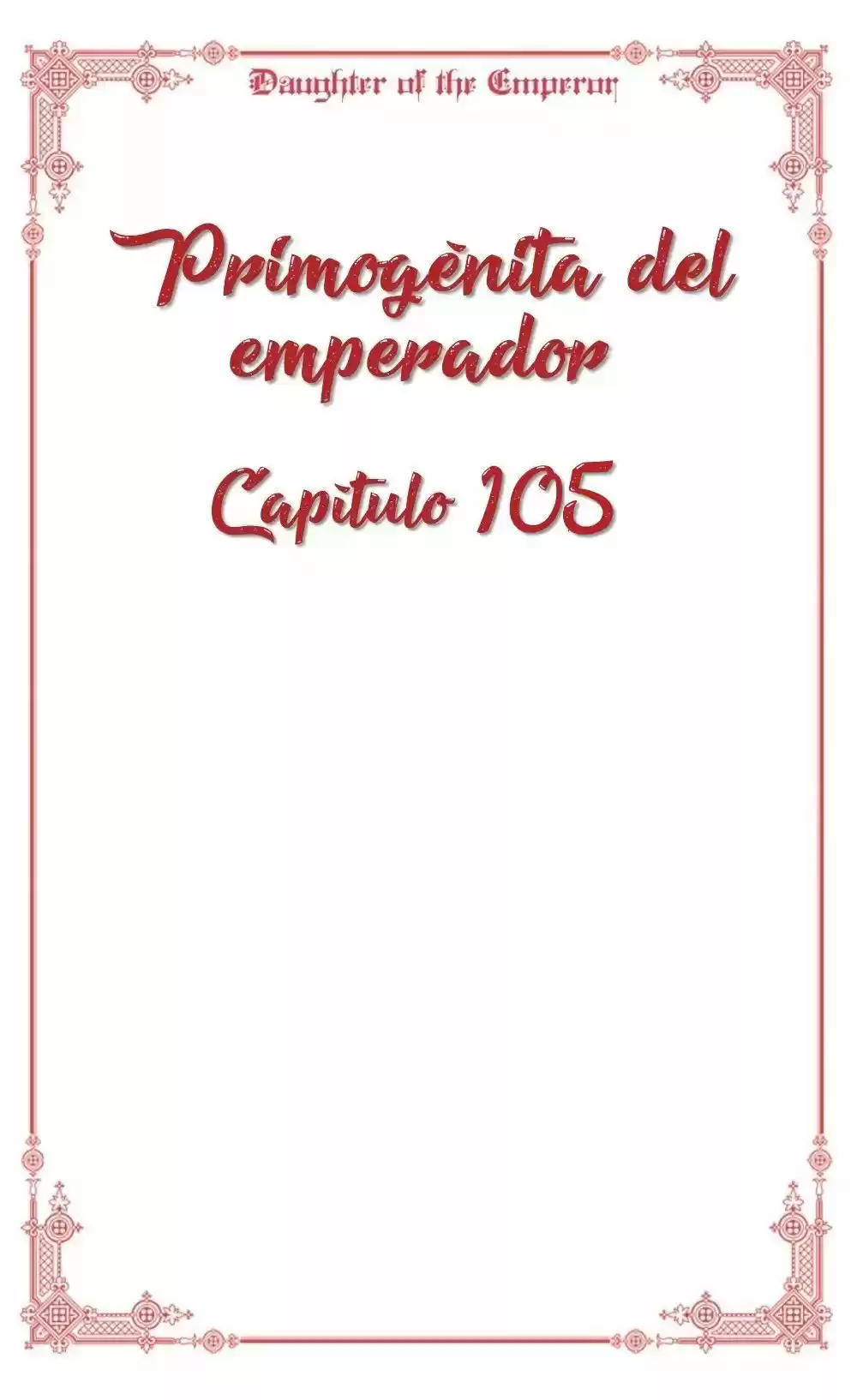 Primogénita Del Emperador - Capítulo 105 - Página 9 - LectorTMOo