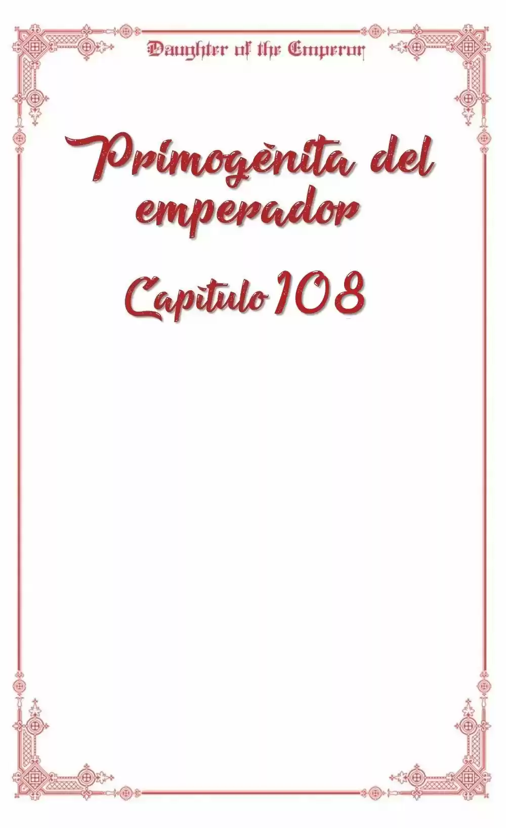 Primogénita Del Emperador - Capítulo 108 - Página 9 - LectorTMOo