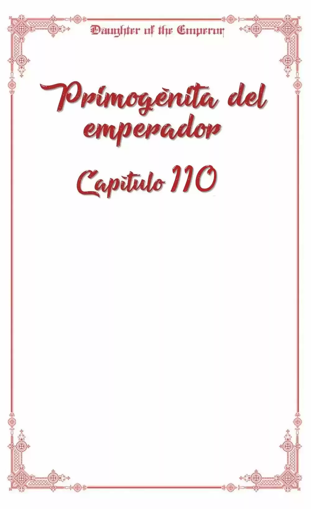 Primogénita Del Emperador - Capítulo 110 - Página 9 - LectorTMOo