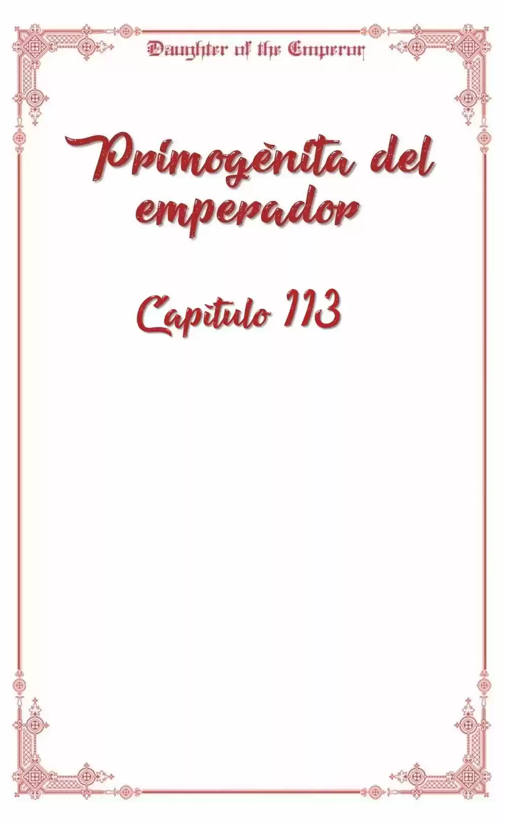 Primogénita Del Emperador - Capítulo 113 - Página 13 - LectorTMOo