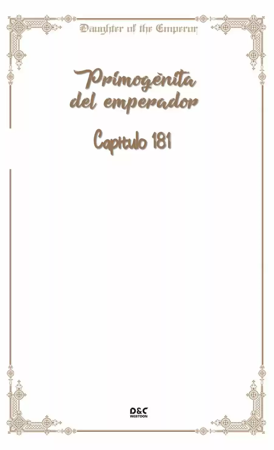 Primogénita Del Emperador - Capítulo 181 - Página 12 - LectorTMOo
