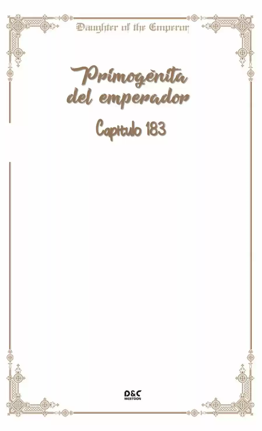 Primogénita Del Emperador - Capítulo 183 - Página 7 - LectorTMOo